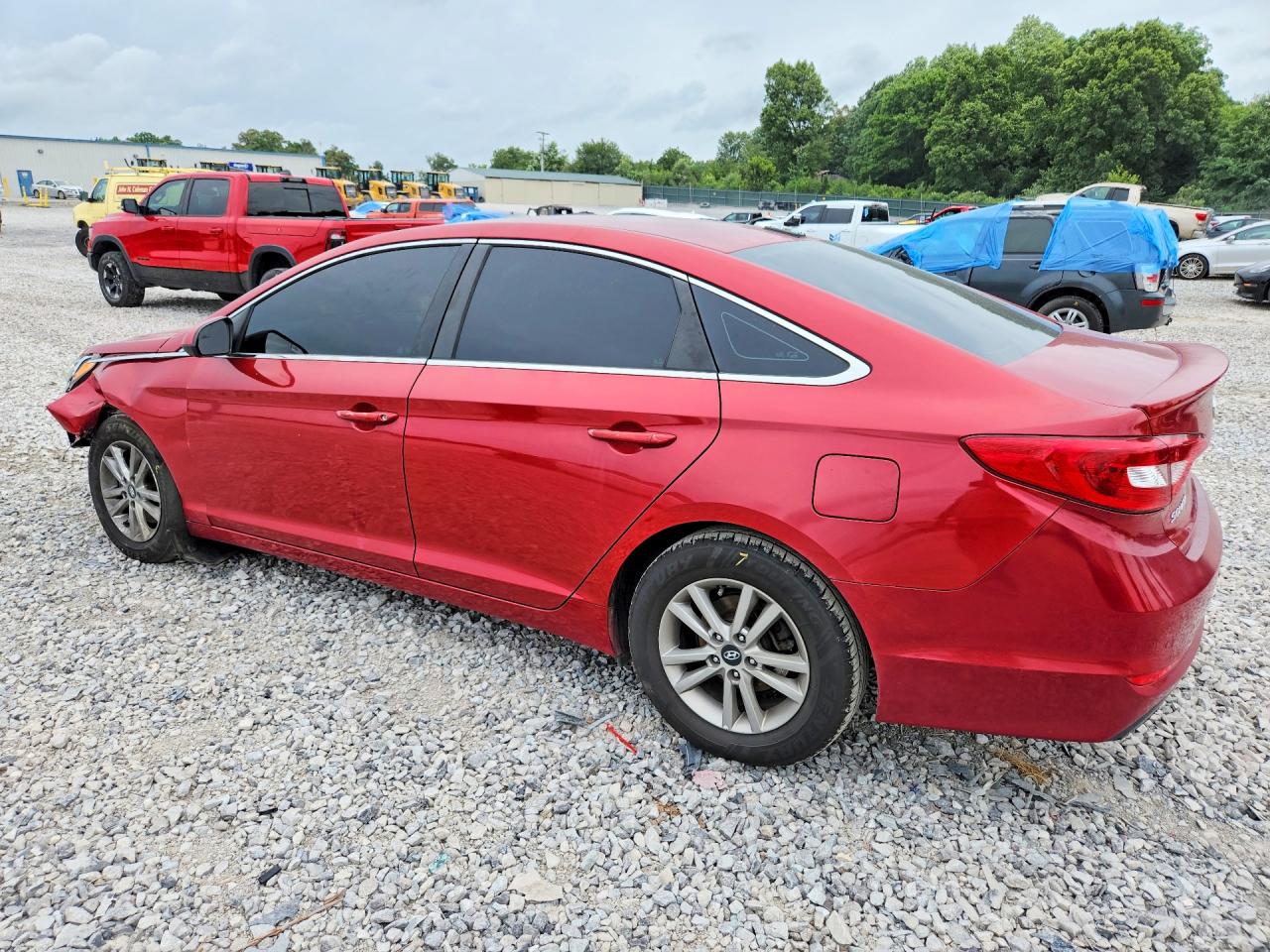 2017 Hyundai Sonata Se Red vin: 5NPE24AF9HH559507