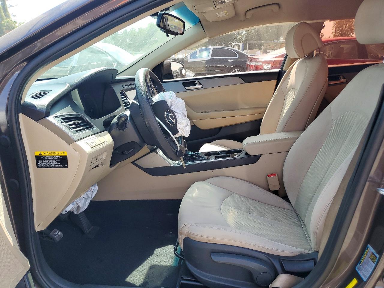 2017 Hyundai Sonata Se Brown vin: 5NPE24AF9HH595651