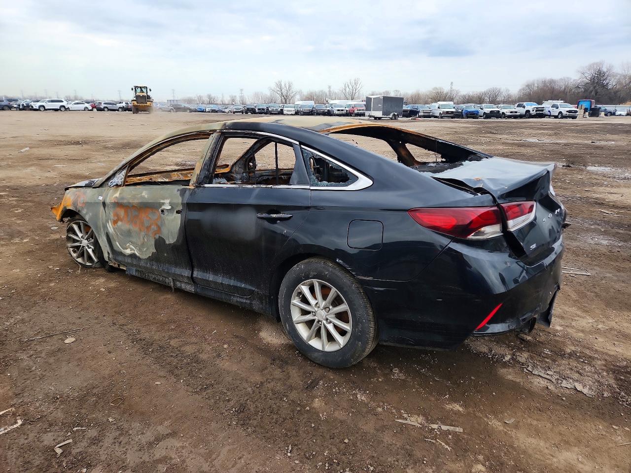 2018 Hyundai Sonata Se Burn vin: 5NPE24AF9JH605214