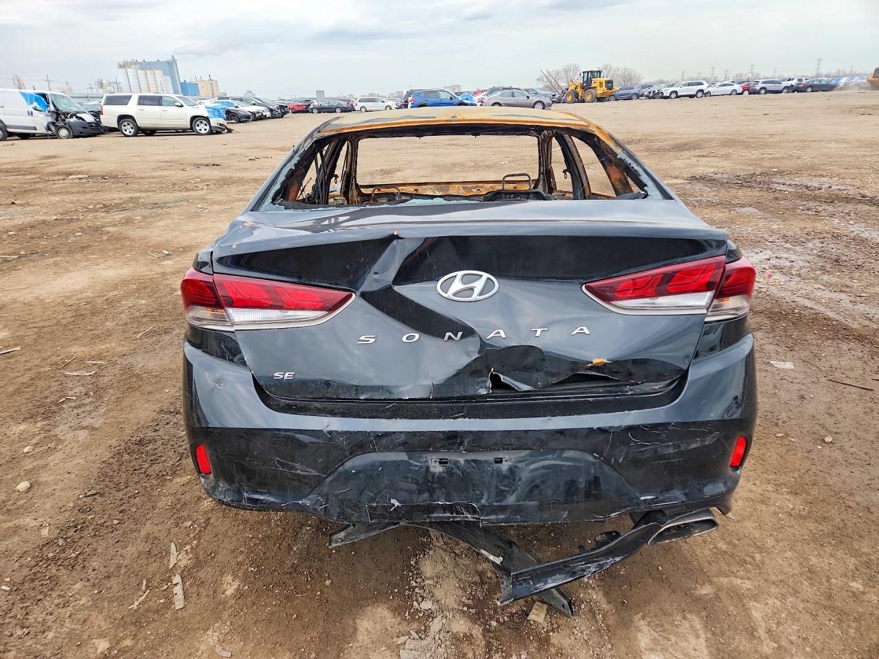 2018 Hyundai Sonata Se Burn vin: 5NPE24AF9JH605214
