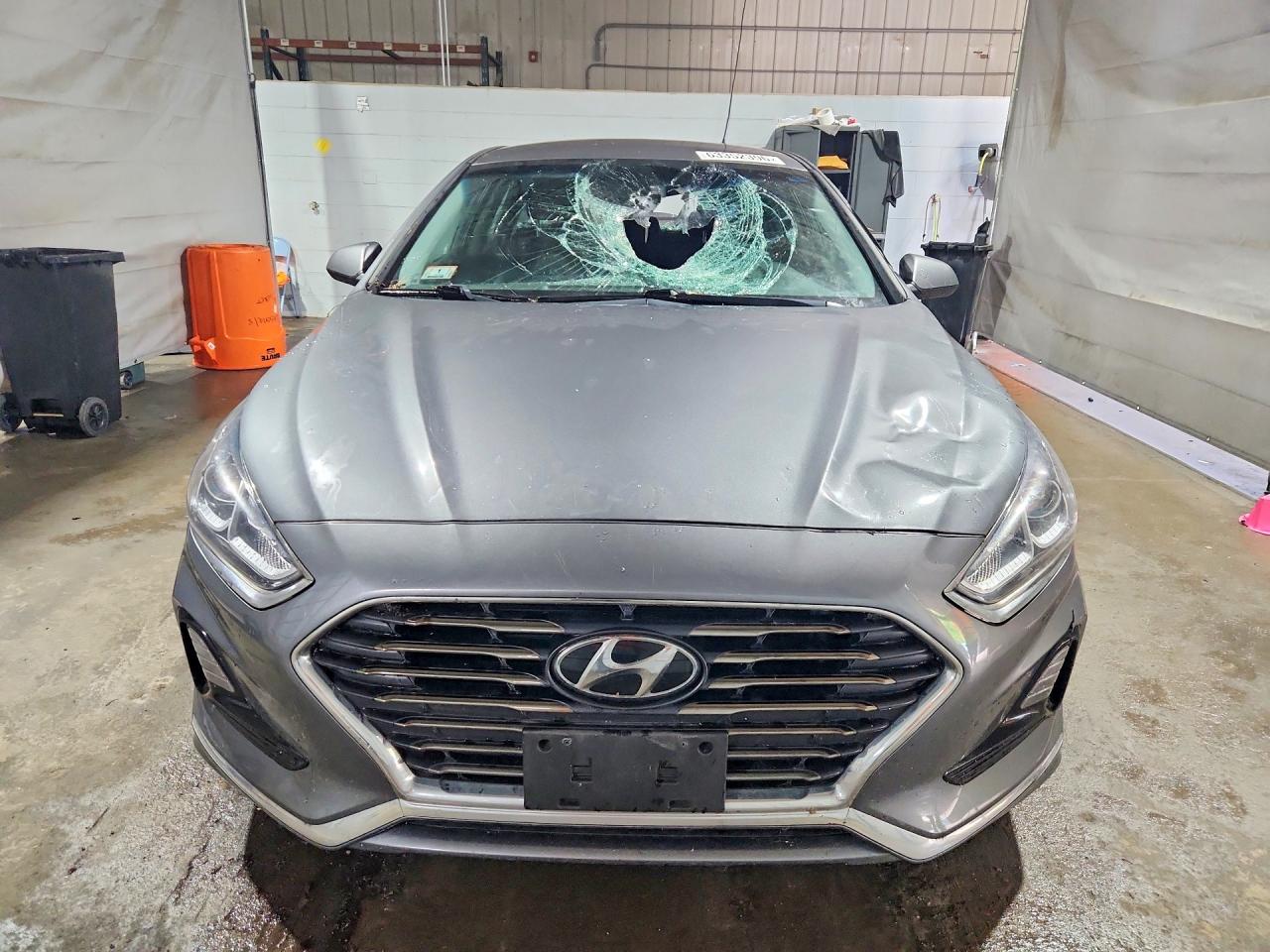 2018 Hyundai Sonata Se Gray vin: 5NPE24AF9JH648547