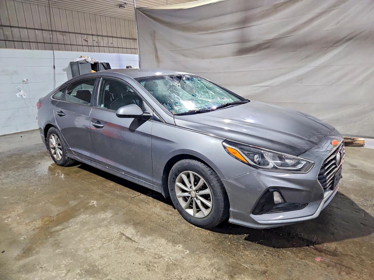 2018 Hyundai Sonata Se Gray vin: 5NPE24AF9JH648547