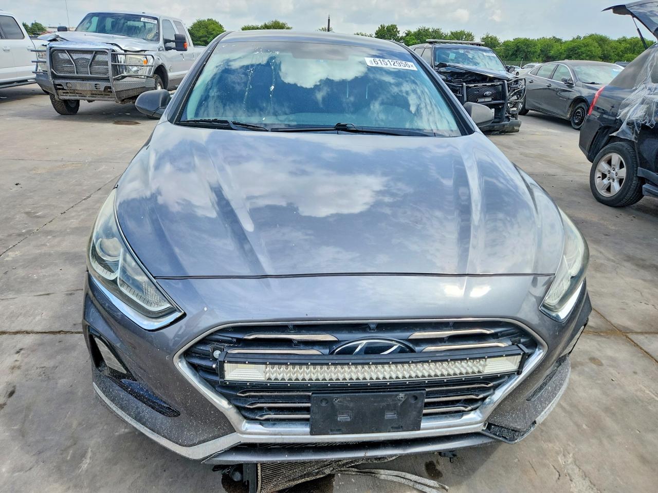 2018 Hyundai Sonata Se Gray vin: 5NPE24AF9JH714448