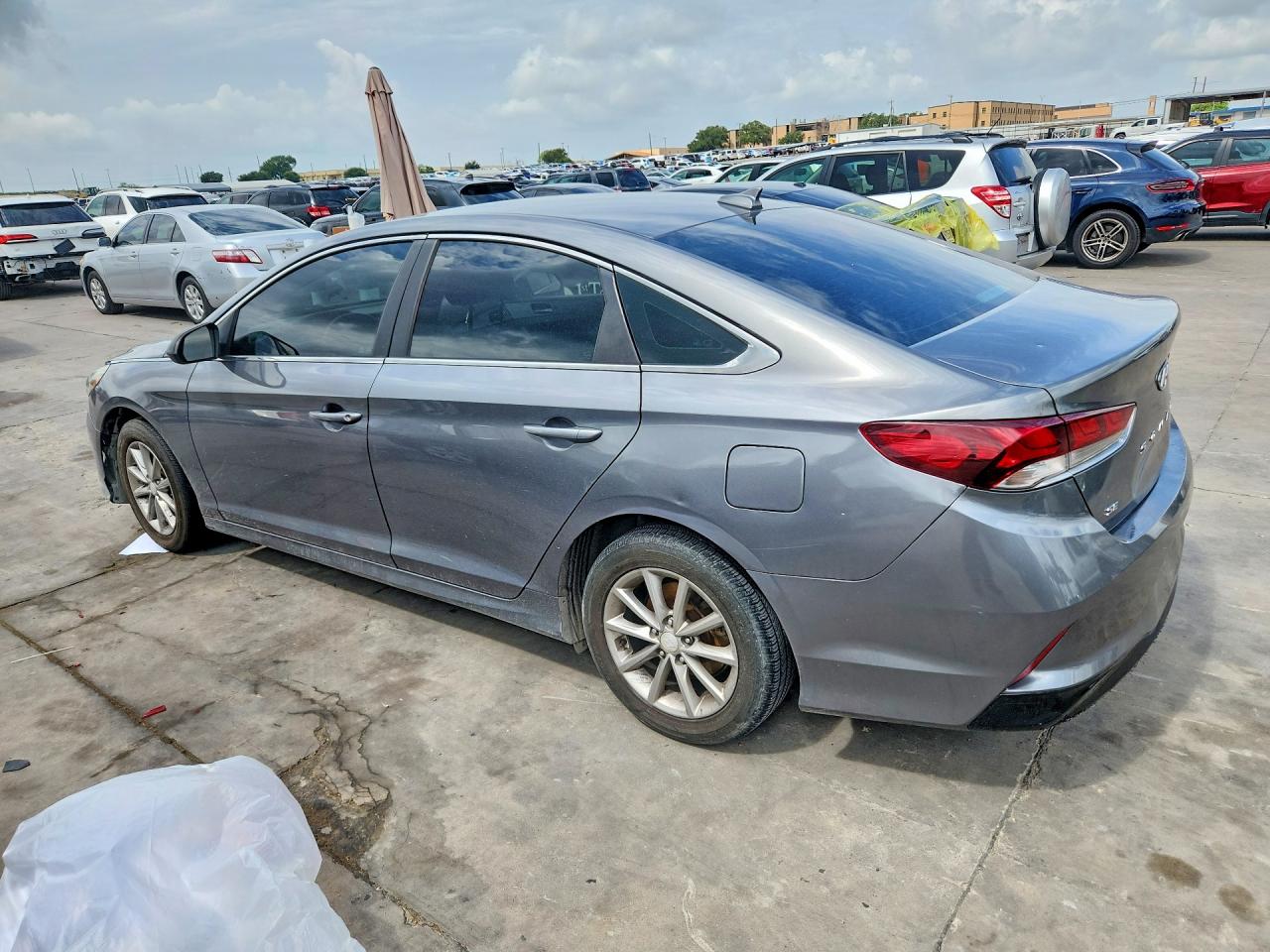 2018 Hyundai Sonata Se Gray vin: 5NPE24AF9JH714448