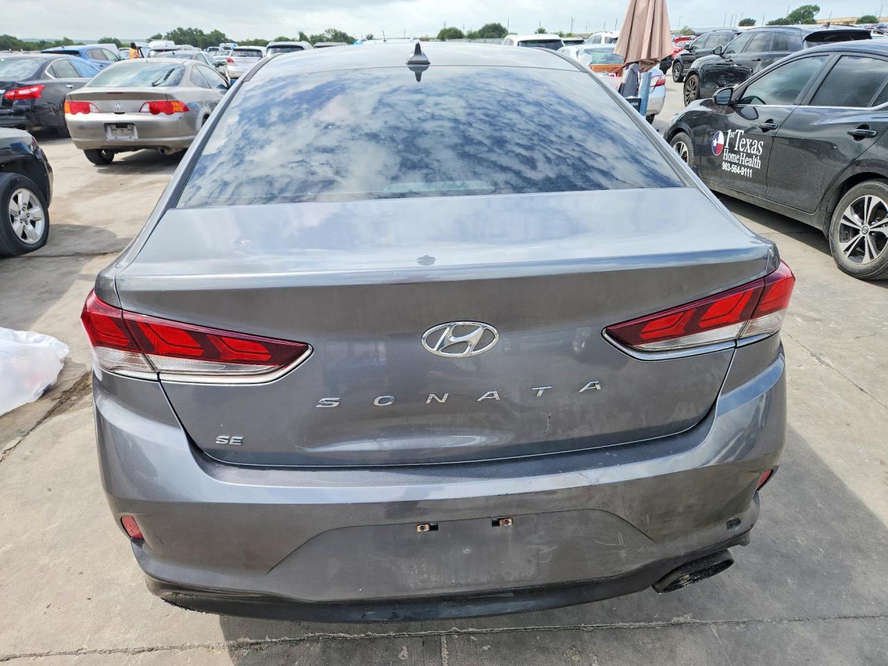 2018 Hyundai Sonata Se Gray vin: 5NPE24AF9JH714448