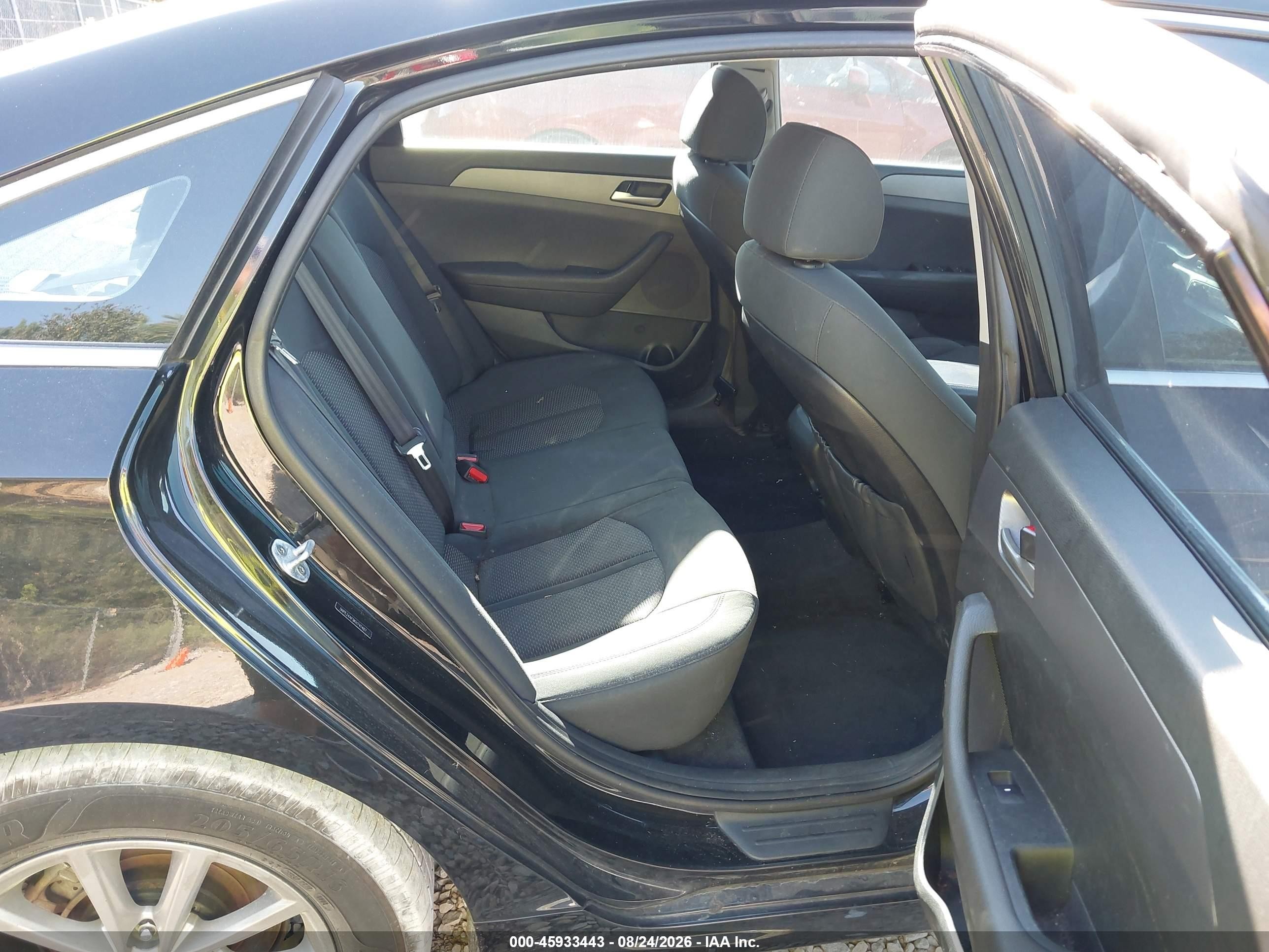 2019 Hyundai Sonata Se Black vin: 5NPE24AF9KH741487