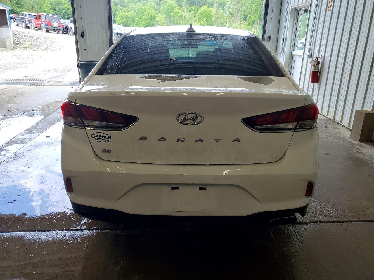 2019 Hyundai Sonata Se White vin: 5NPE24AF9KH786221