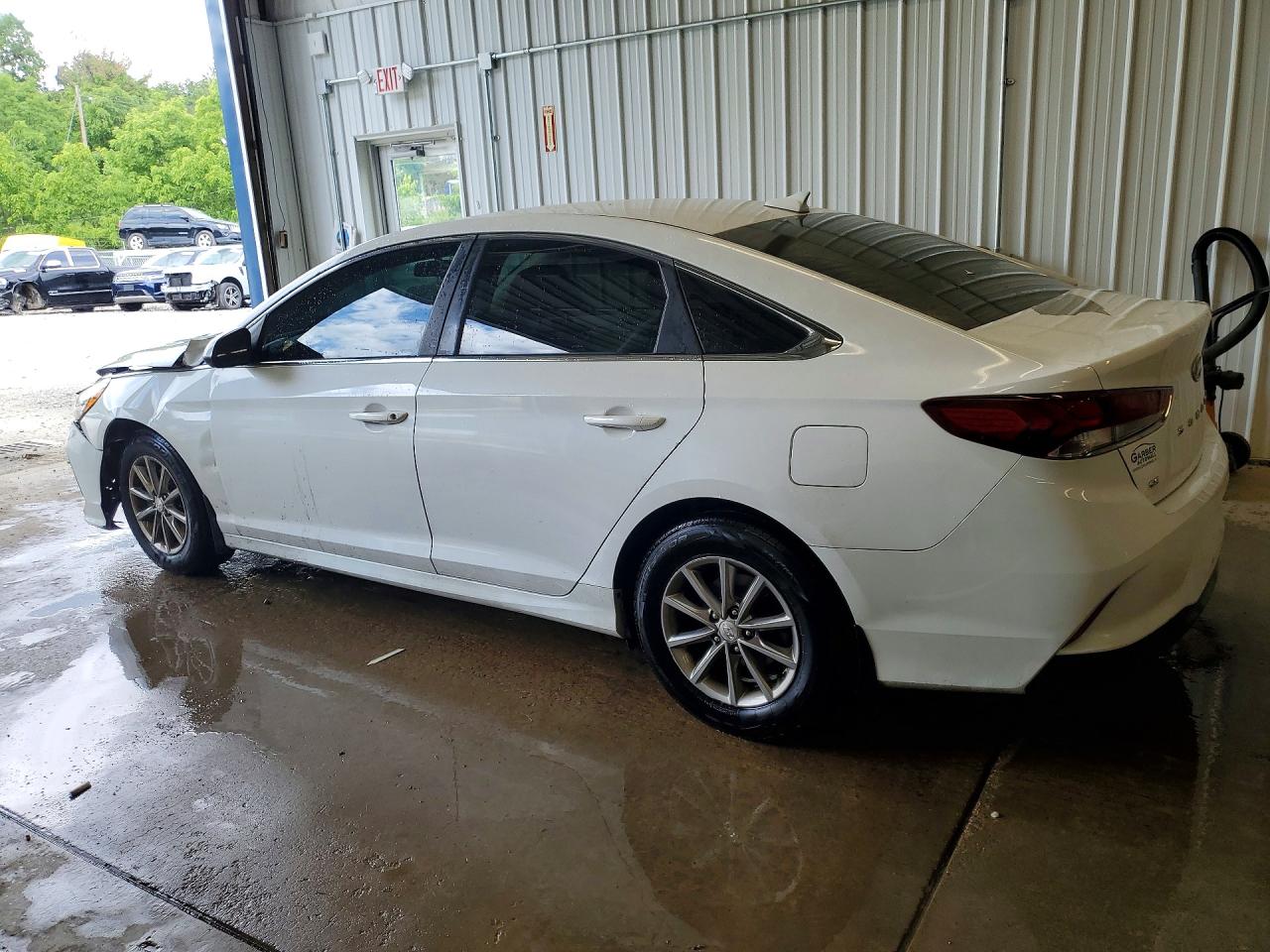 2019 Hyundai Sonata Se White vin: 5NPE24AF9KH786221