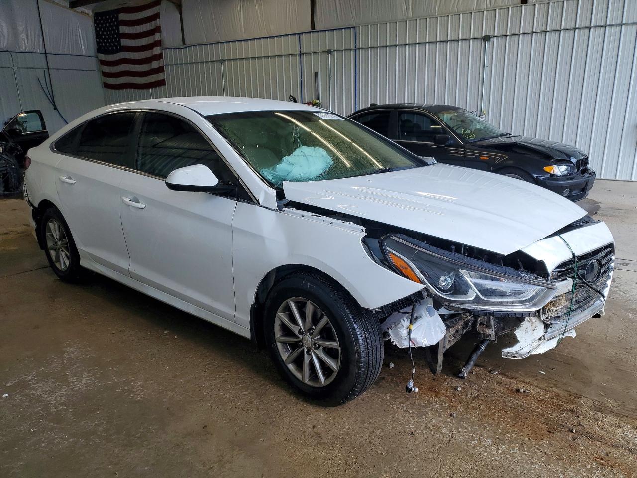 2019 Hyundai Sonata Se White vin: 5NPE24AF9KH786221