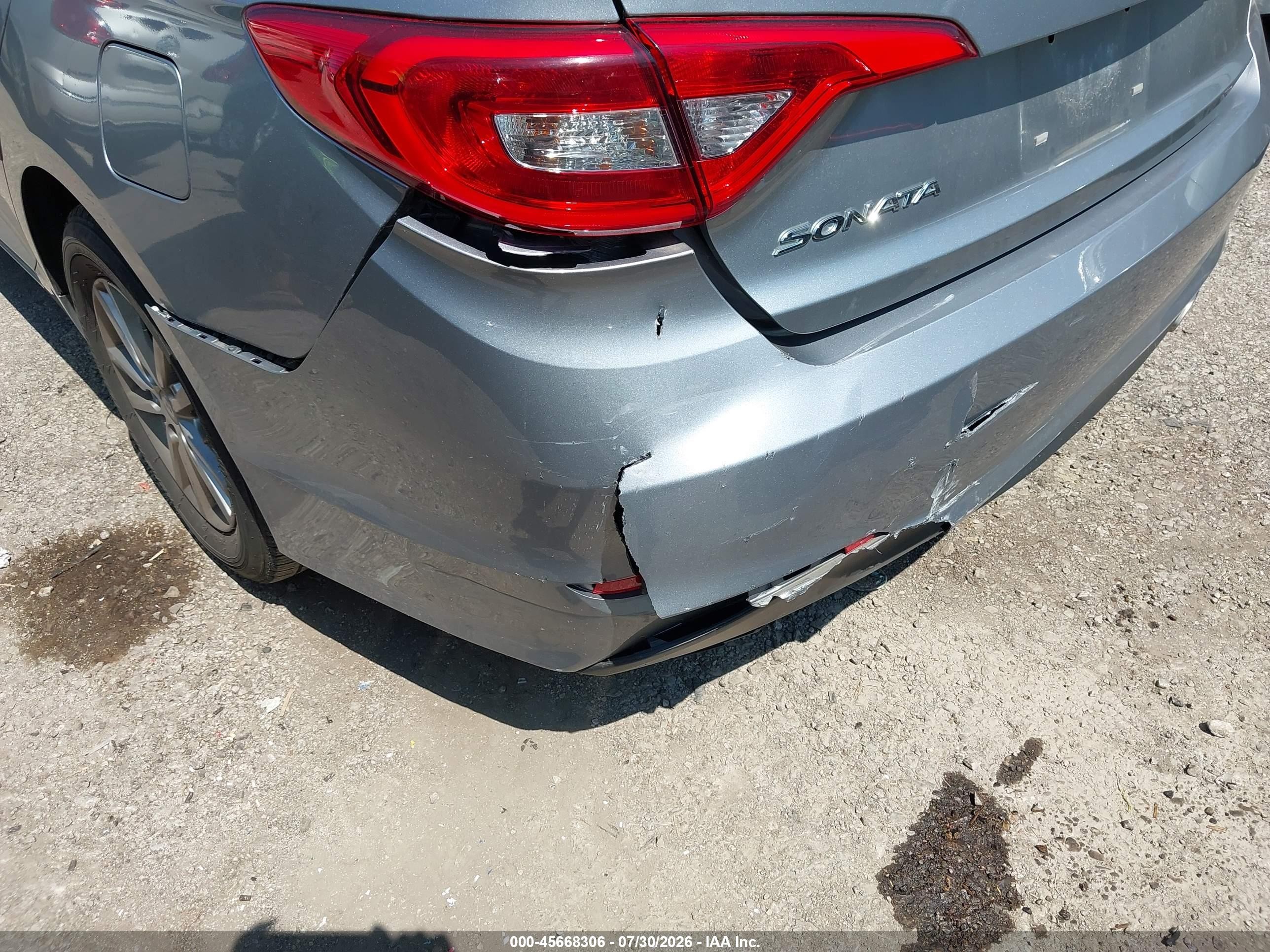 2015 Hyundai Sonata Se Silver vin: 5NPE24AFXFH002246