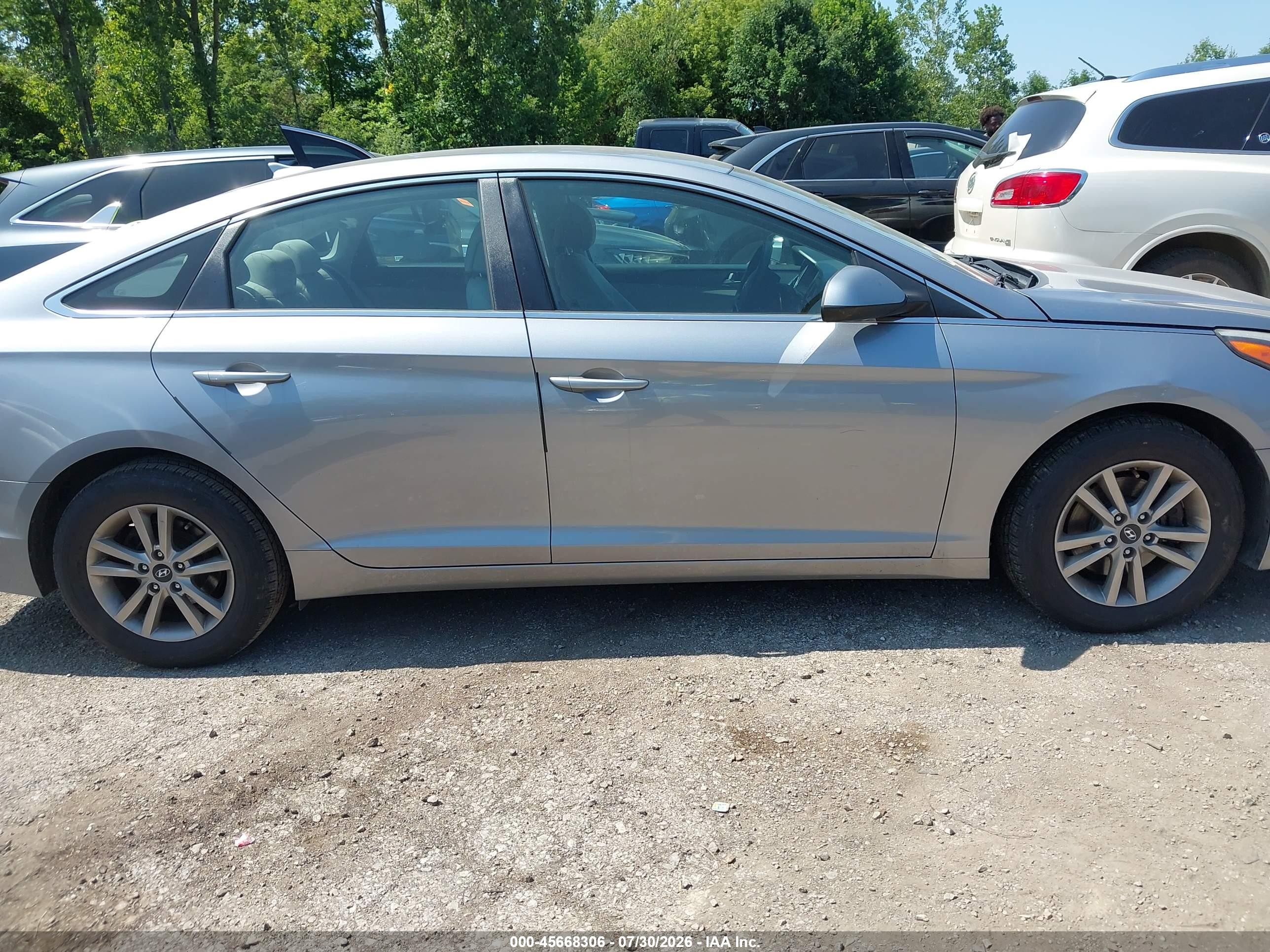2015 Hyundai Sonata Se Silver vin: 5NPE24AFXFH002246