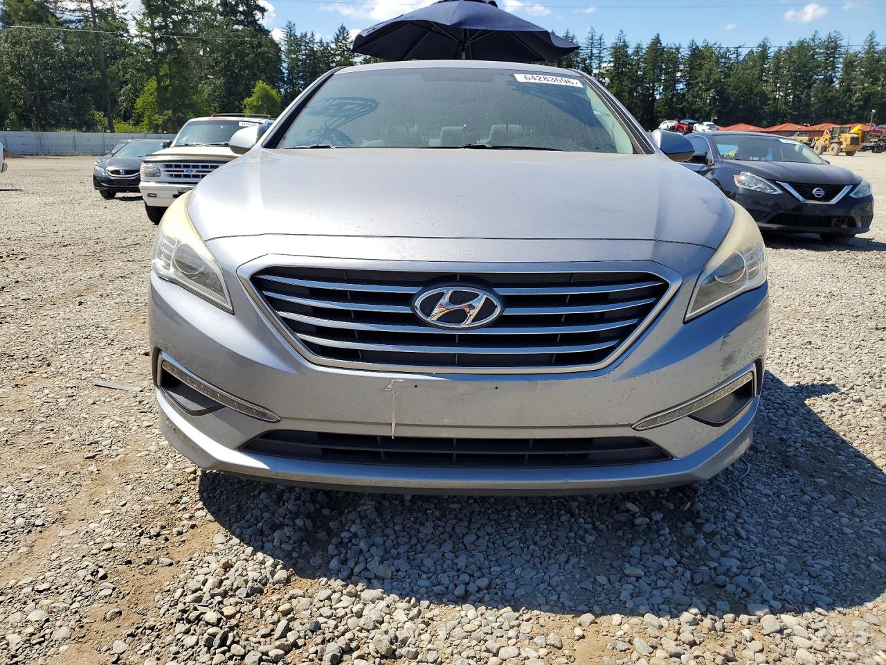 2015 Hyundai Sonata Se Silver vin: 5NPE24AFXFH004515