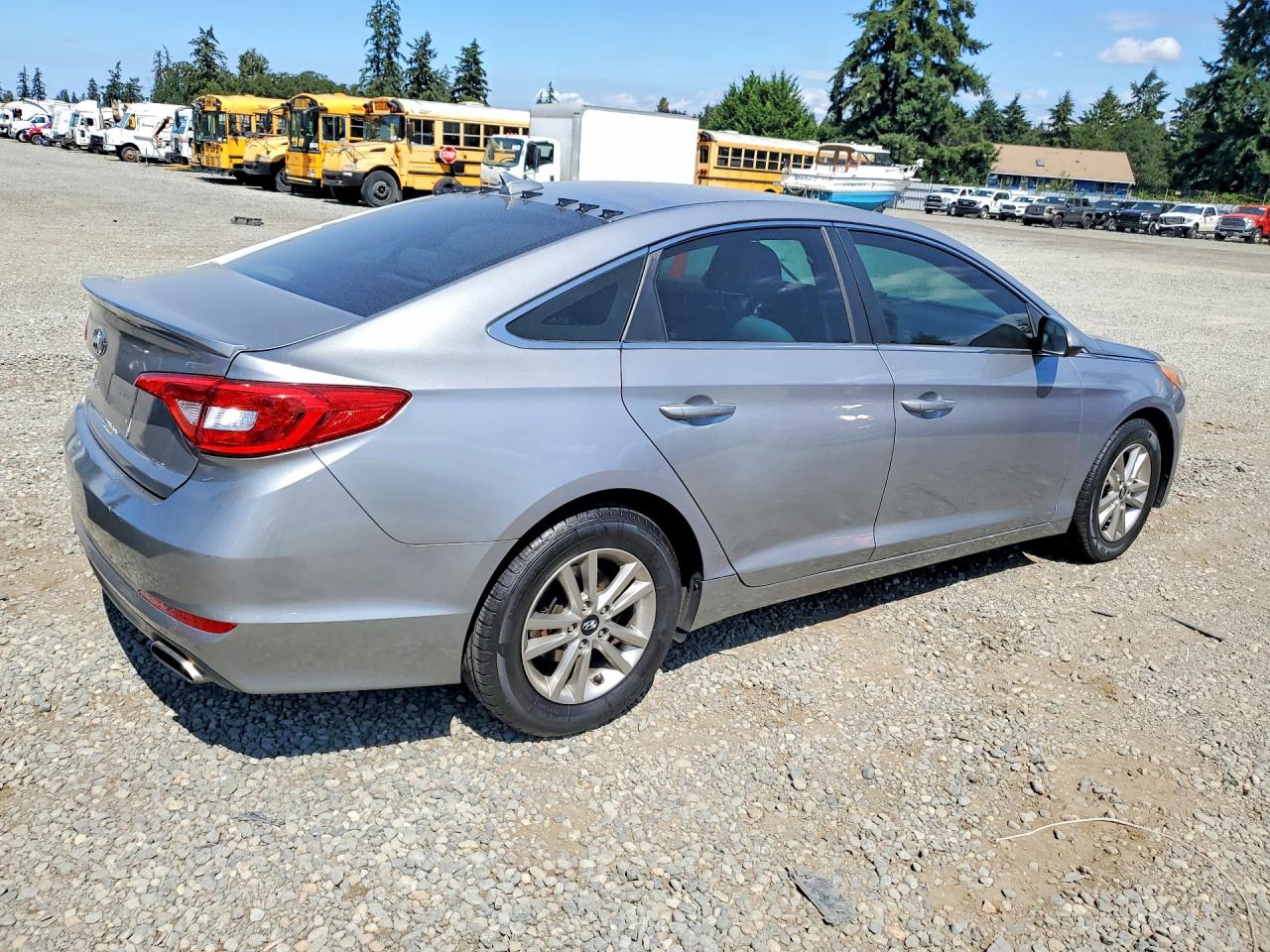 2015 Hyundai Sonata Se Silver vin: 5NPE24AFXFH004515