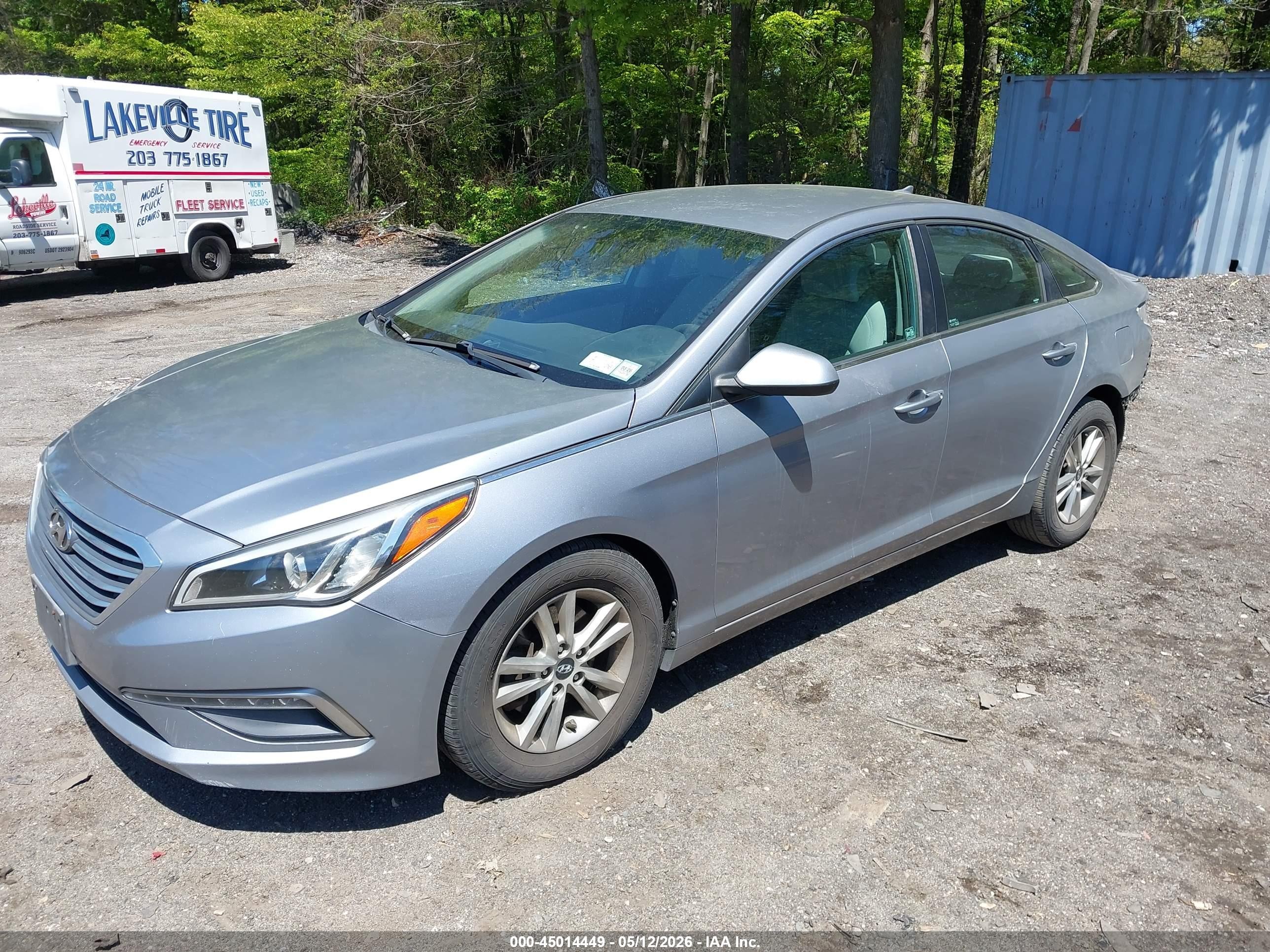 2015 Hyundai Sonata Se Silver vin: 5NPE24AFXFH008726