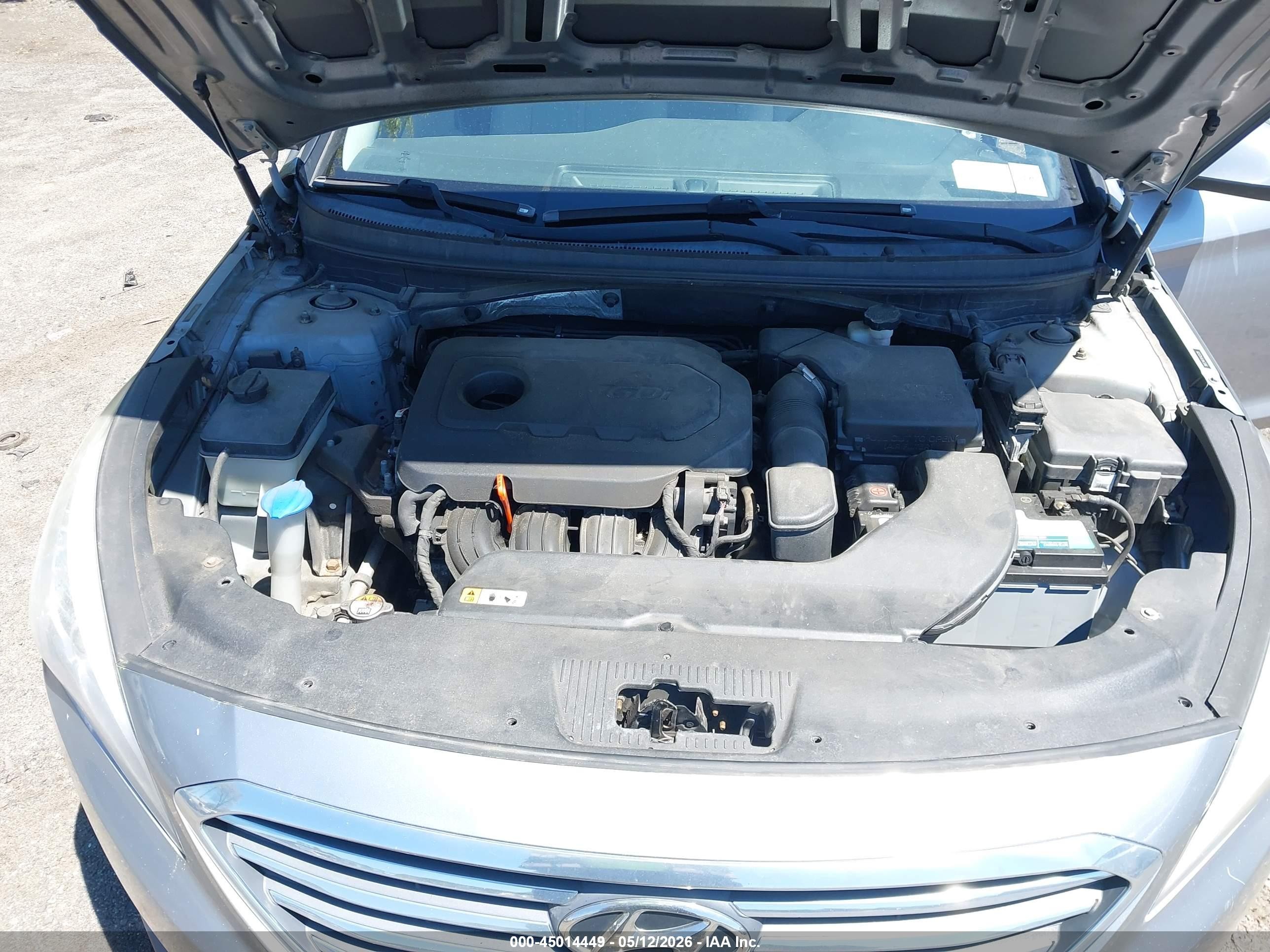 2015 Hyundai Sonata Se Silver vin: 5NPE24AFXFH008726