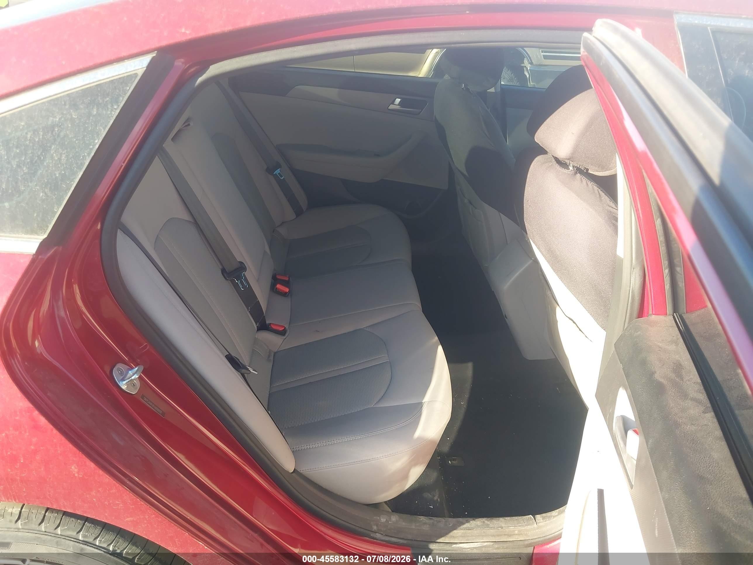 2015 Hyundai Sonata Se Red vin: 5NPE24AFXFH010928