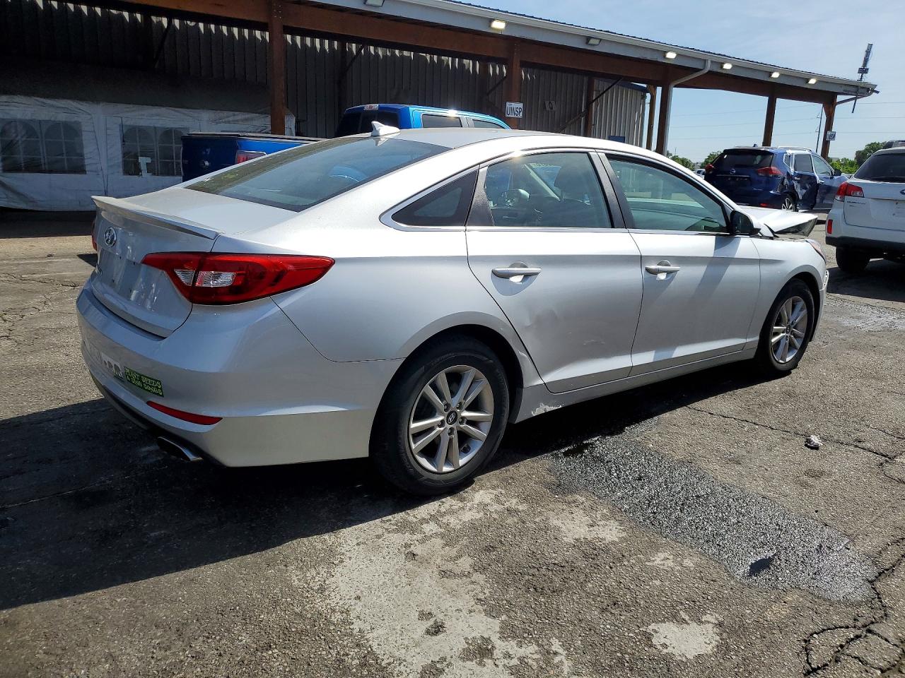 2015 Hyundai Sonata Se Серебряный vin: 5NPE24AFXFH016728