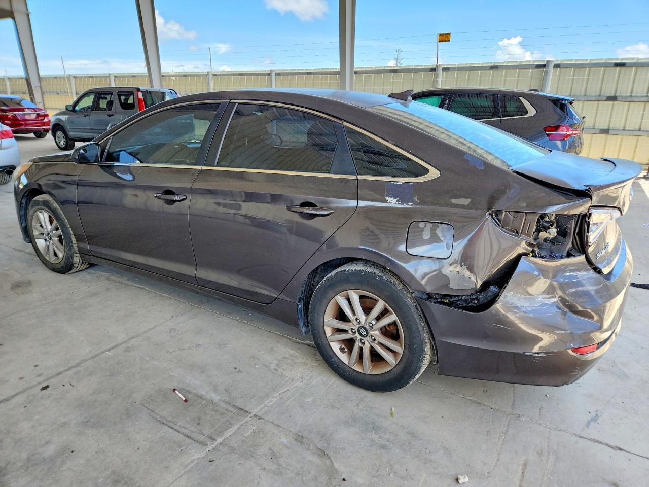 2015 Hyundai Sonata Se Brown vin: 5NPE24AFXFH029253
