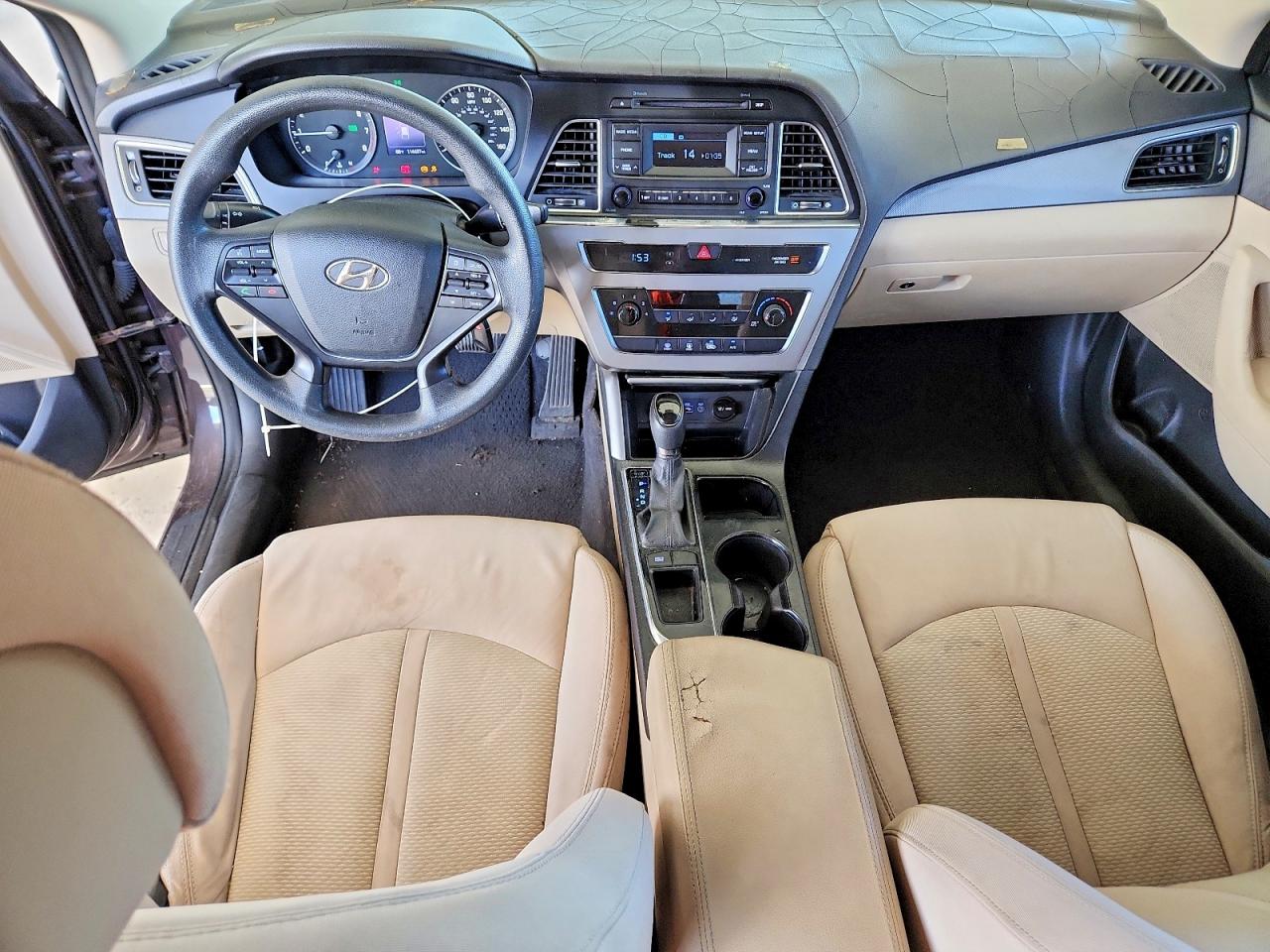 2015 Hyundai Sonata Se Brown vin: 5NPE24AFXFH029253