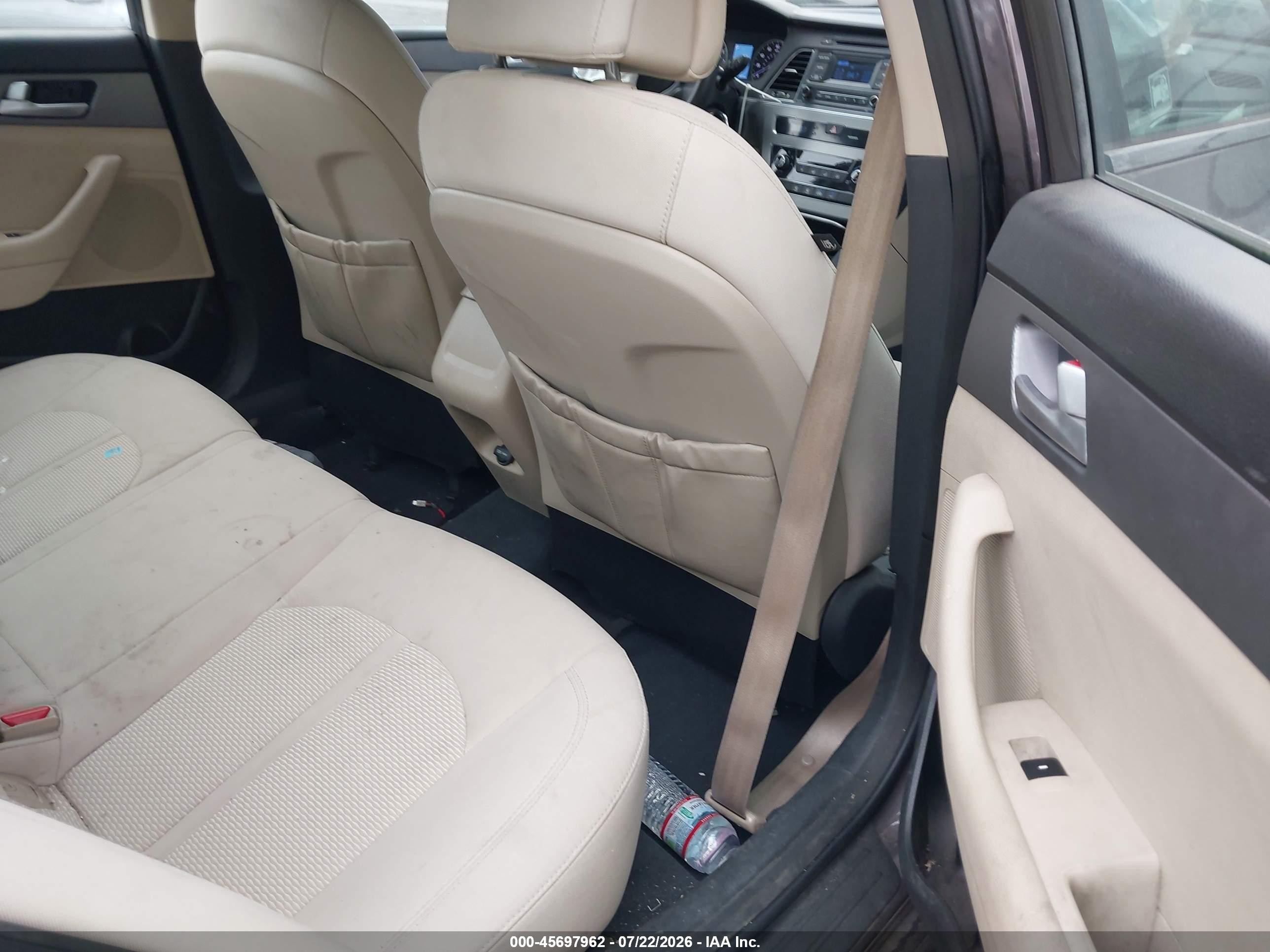 2015 Hyundai Sonata Se Серый vin: 5NPE24AFXFH038048