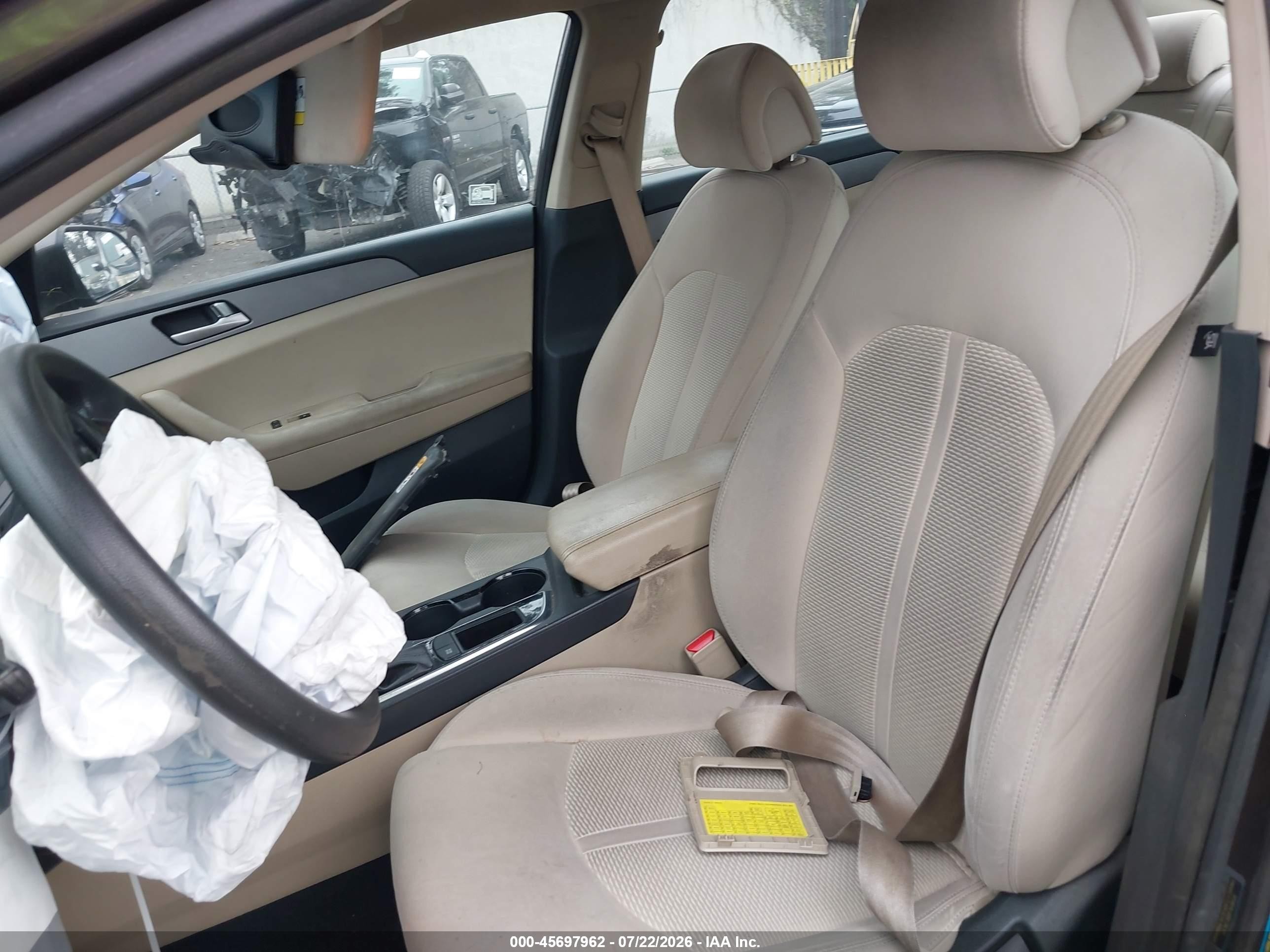 2015 Hyundai Sonata Se Серый vin: 5NPE24AFXFH038048