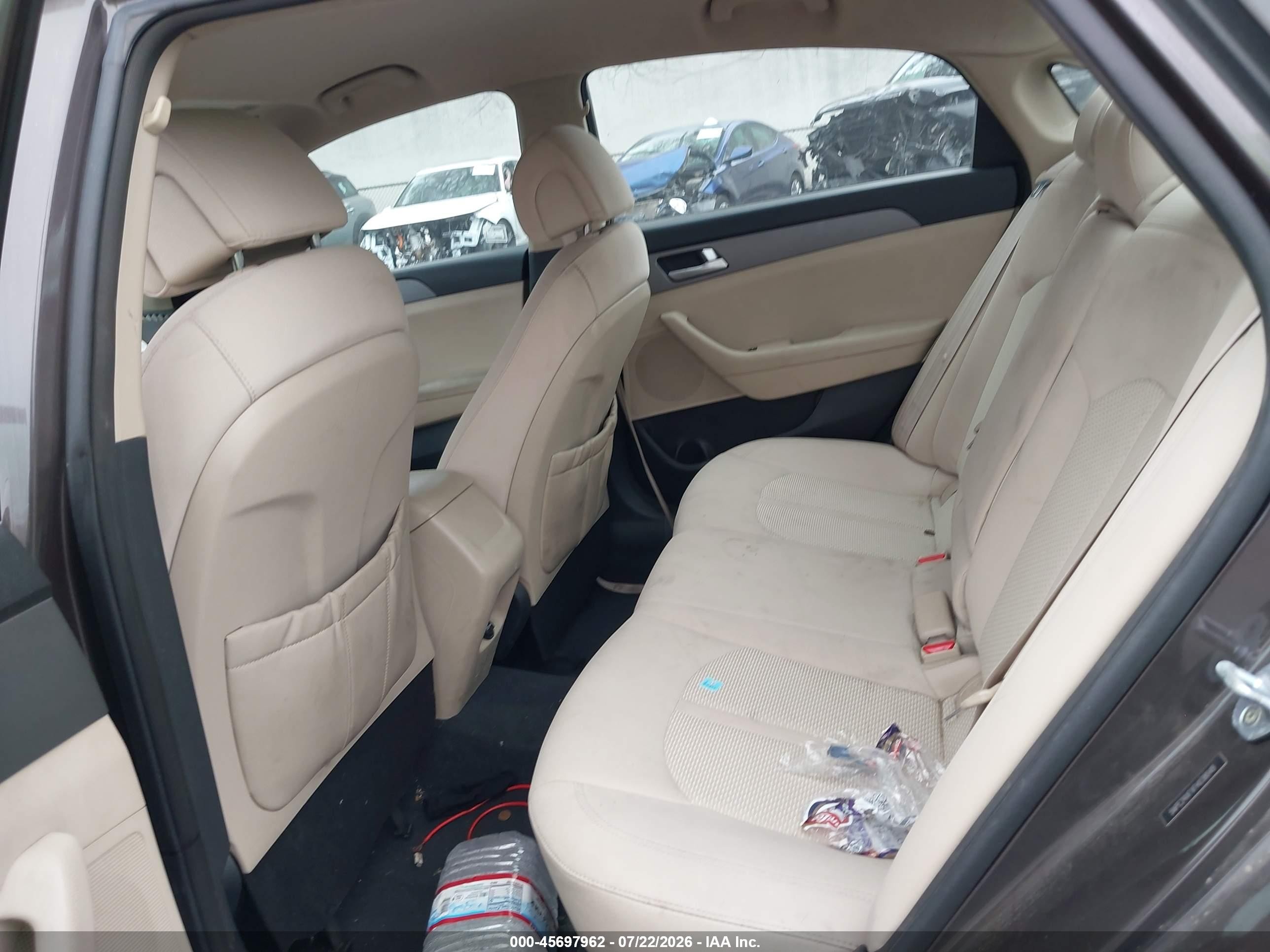 2015 Hyundai Sonata Se Серый vin: 5NPE24AFXFH038048