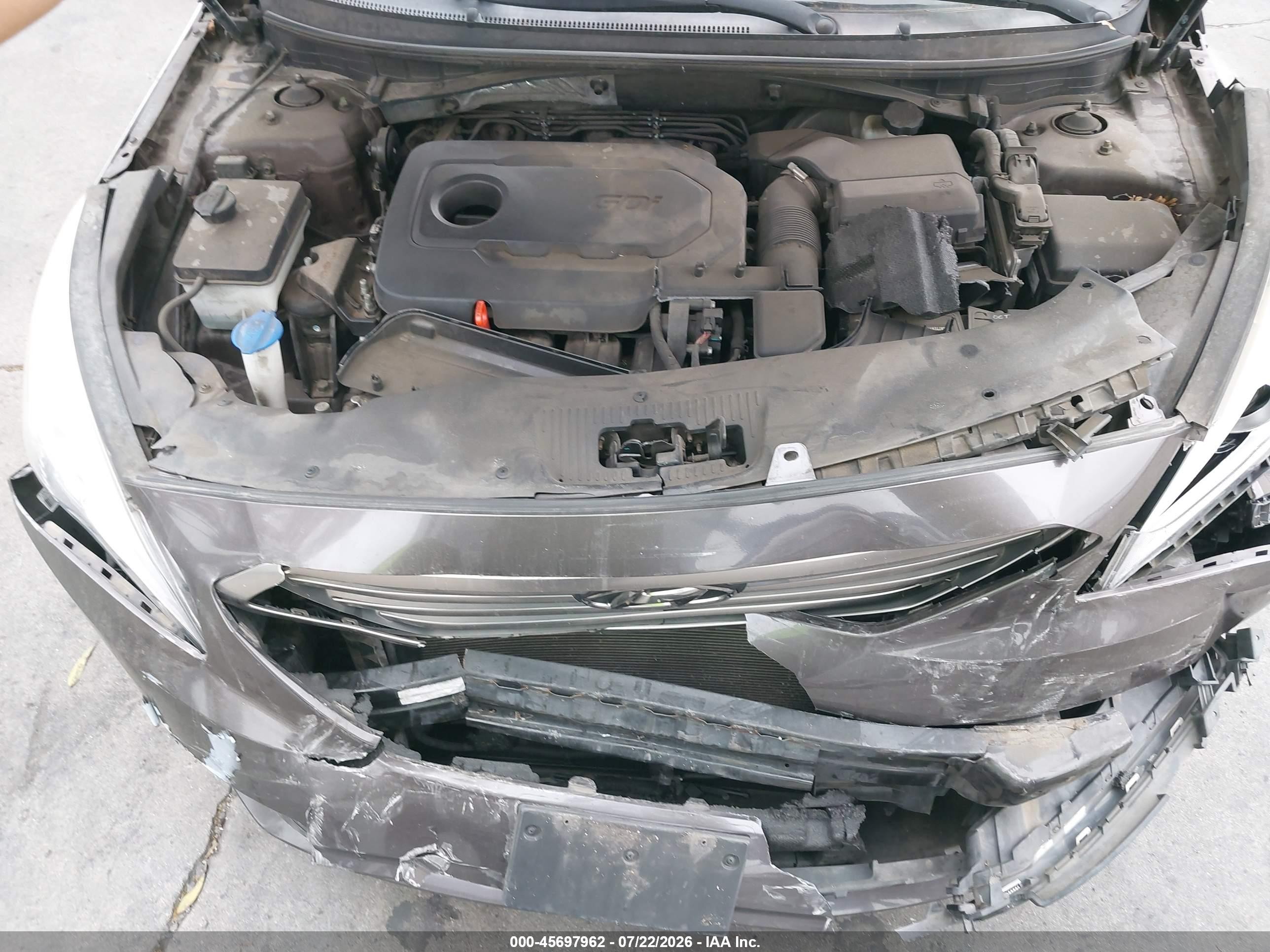 2015 Hyundai Sonata Se Серый vin: 5NPE24AFXFH038048