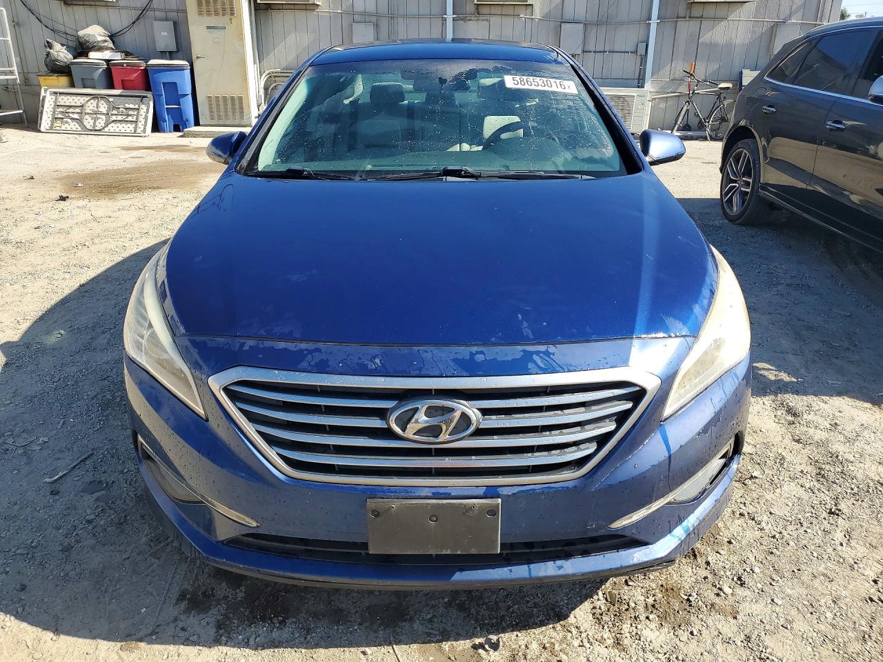 2015 Hyundai Sonata Se Синий vin: 5NPE24AFXFH079487