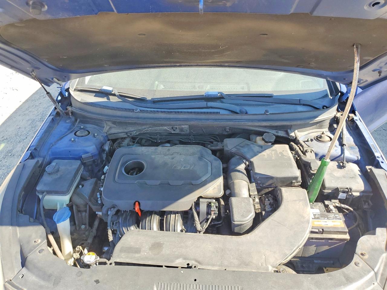 2015 Hyundai Sonata Se Синий vin: 5NPE24AFXFH079487