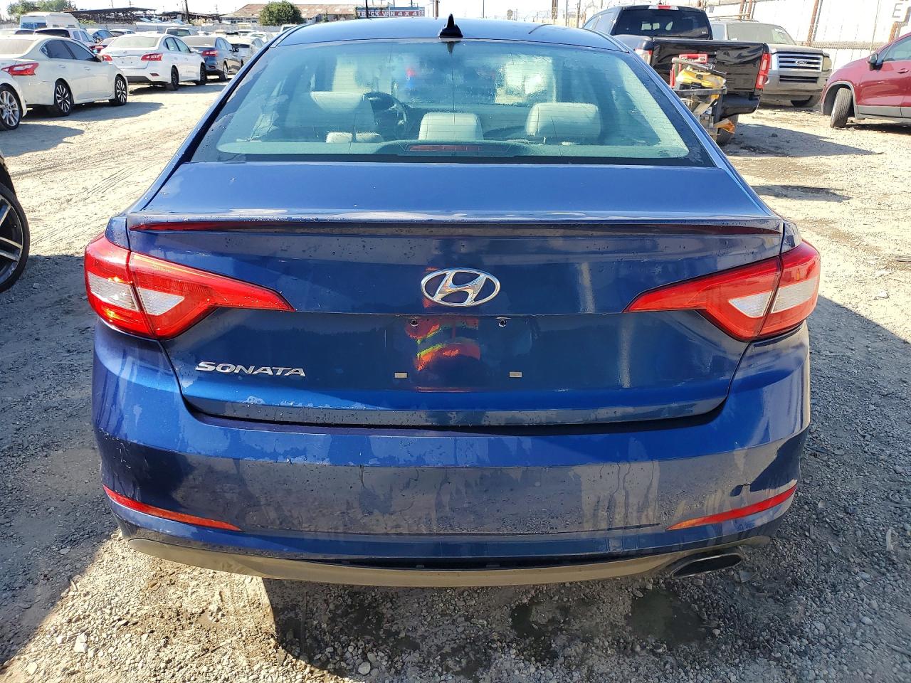 2015 Hyundai Sonata Se Синий vin: 5NPE24AFXFH079487