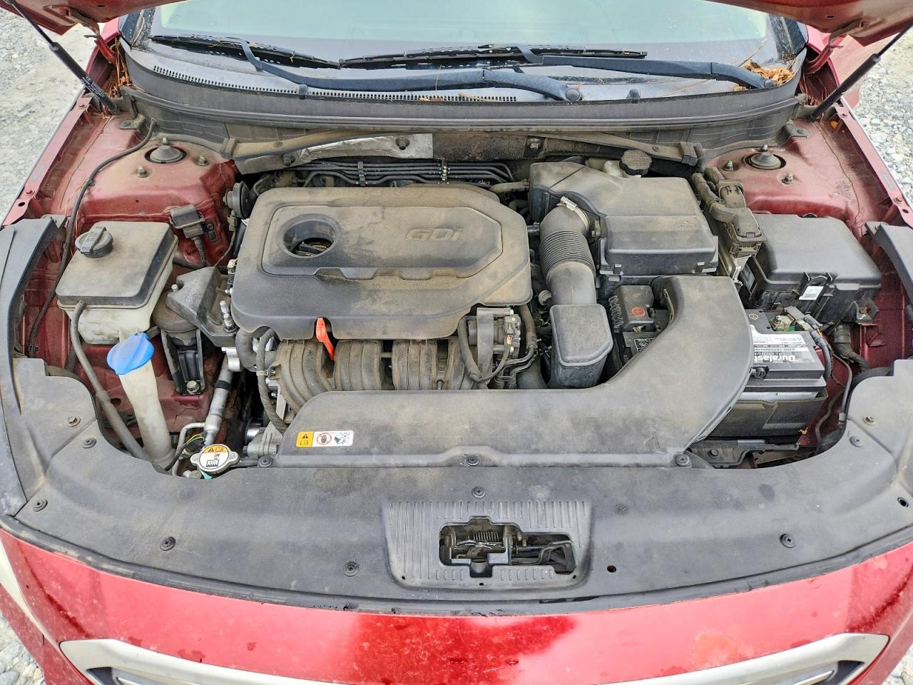 2015 Hyundai Sonata Se Burgundy vin: 5NPE24AFXFH098556