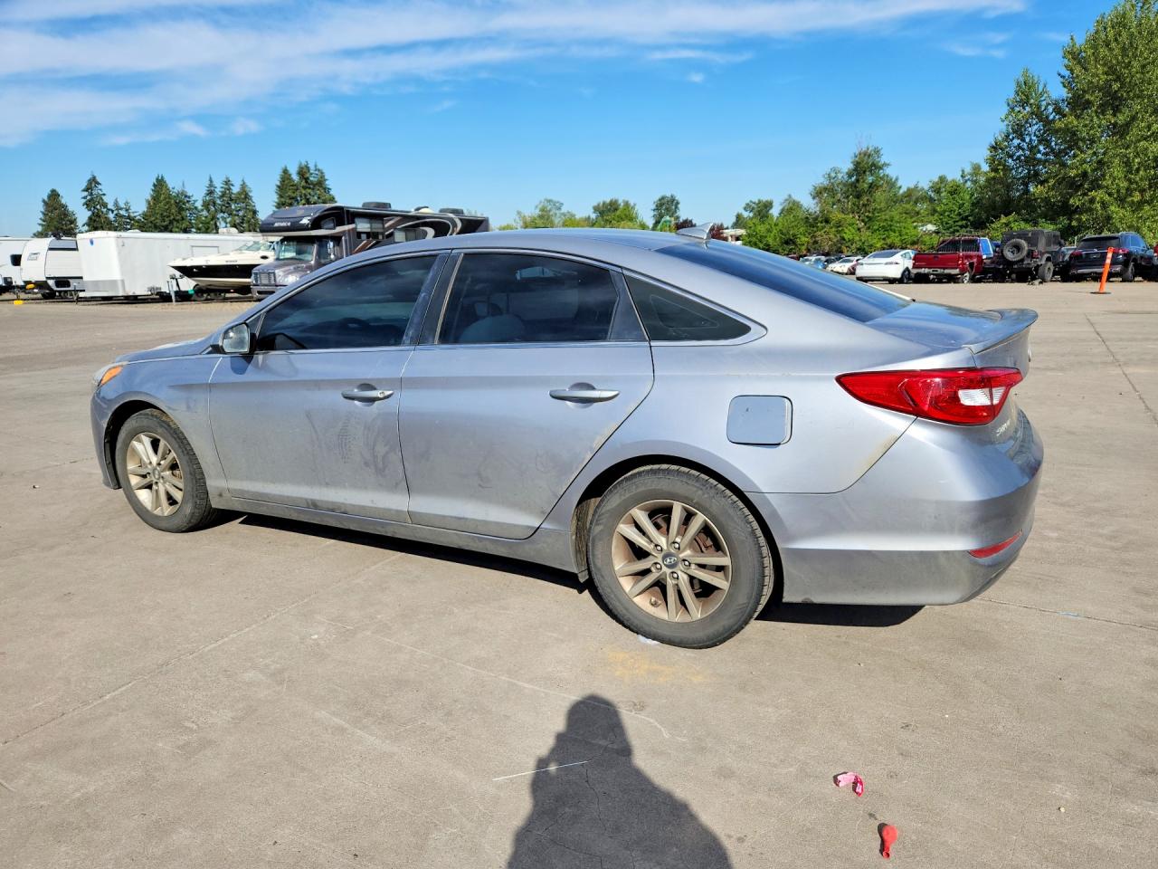 2015 Hyundai Sonata Se Silver vin: 5NPE24AFXFH115324