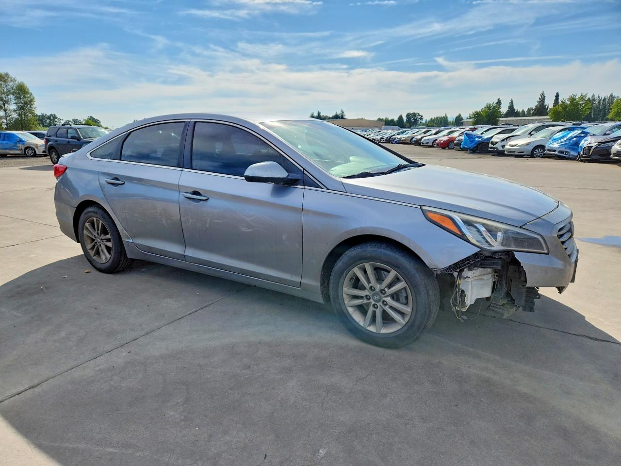 2015 Hyundai Sonata Se Silver vin: 5NPE24AFXFH115324