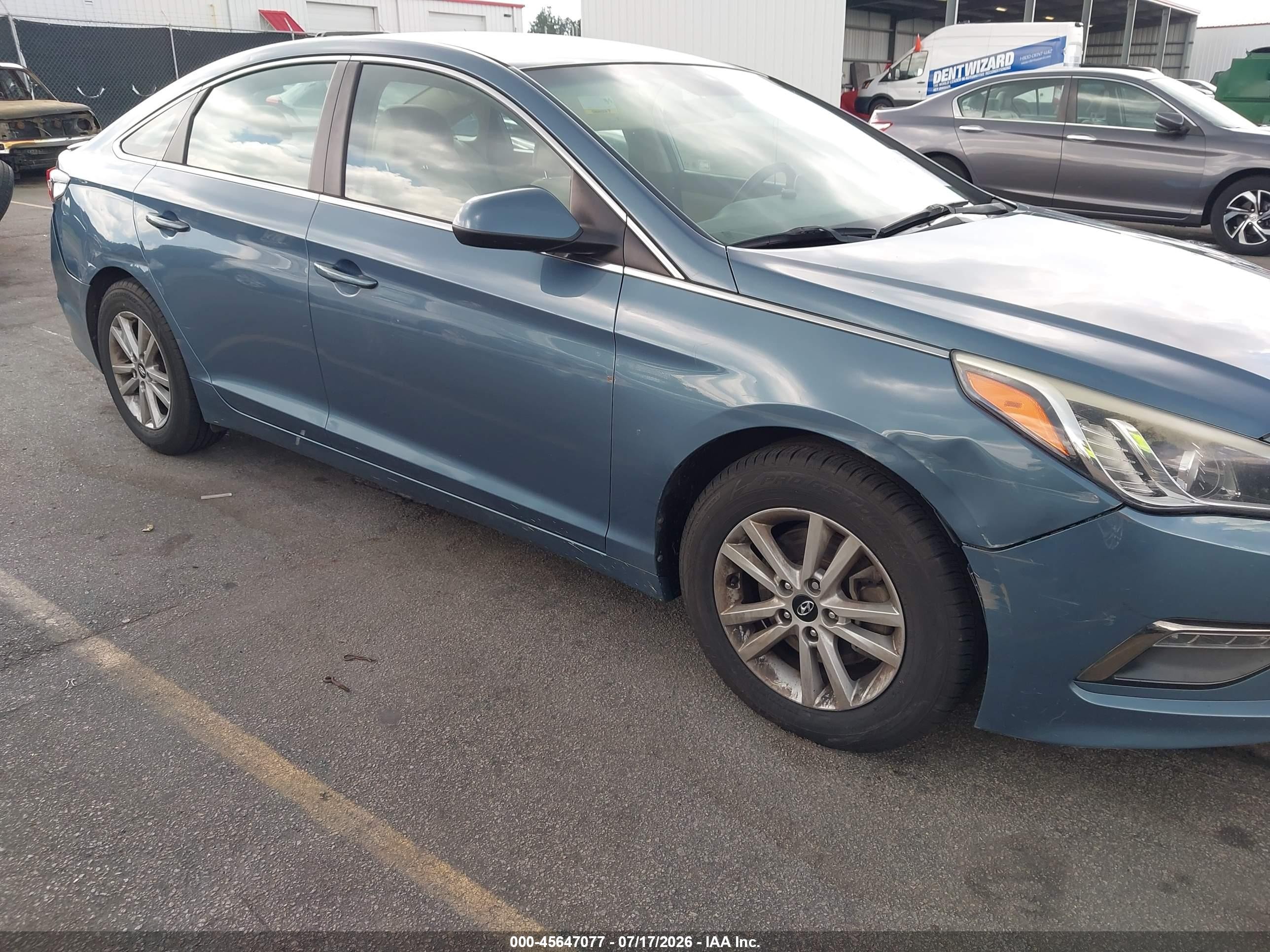 2015 Hyundai Sonata Se Blue vin: 5NPE24AFXFH118563