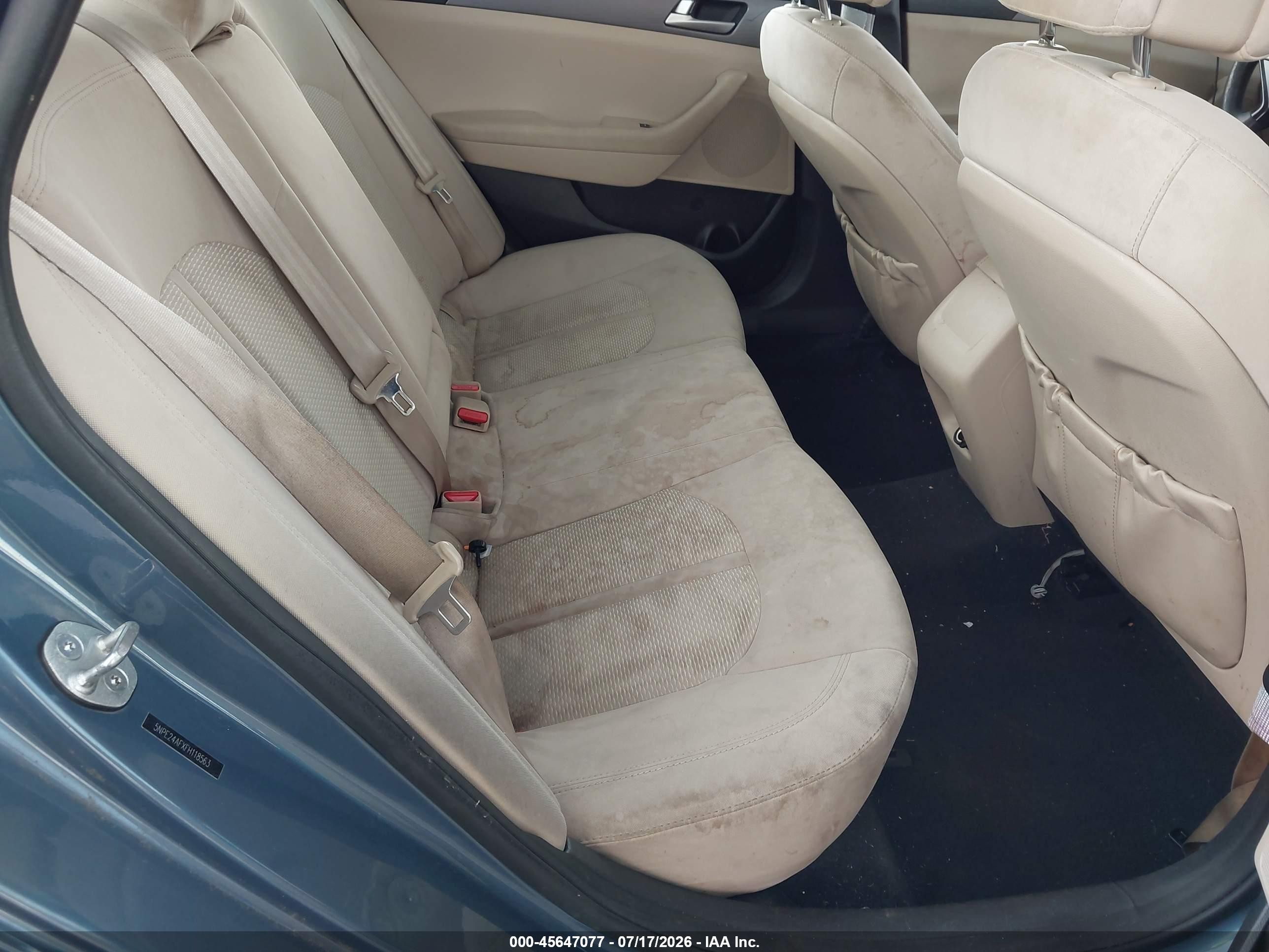 2015 Hyundai Sonata Se Blue vin: 5NPE24AFXFH118563