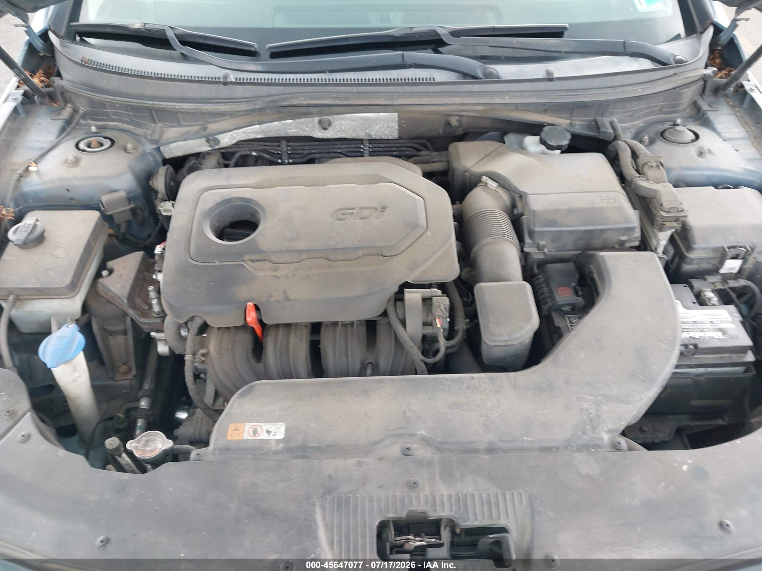 2015 Hyundai Sonata Se Blue vin: 5NPE24AFXFH118563
