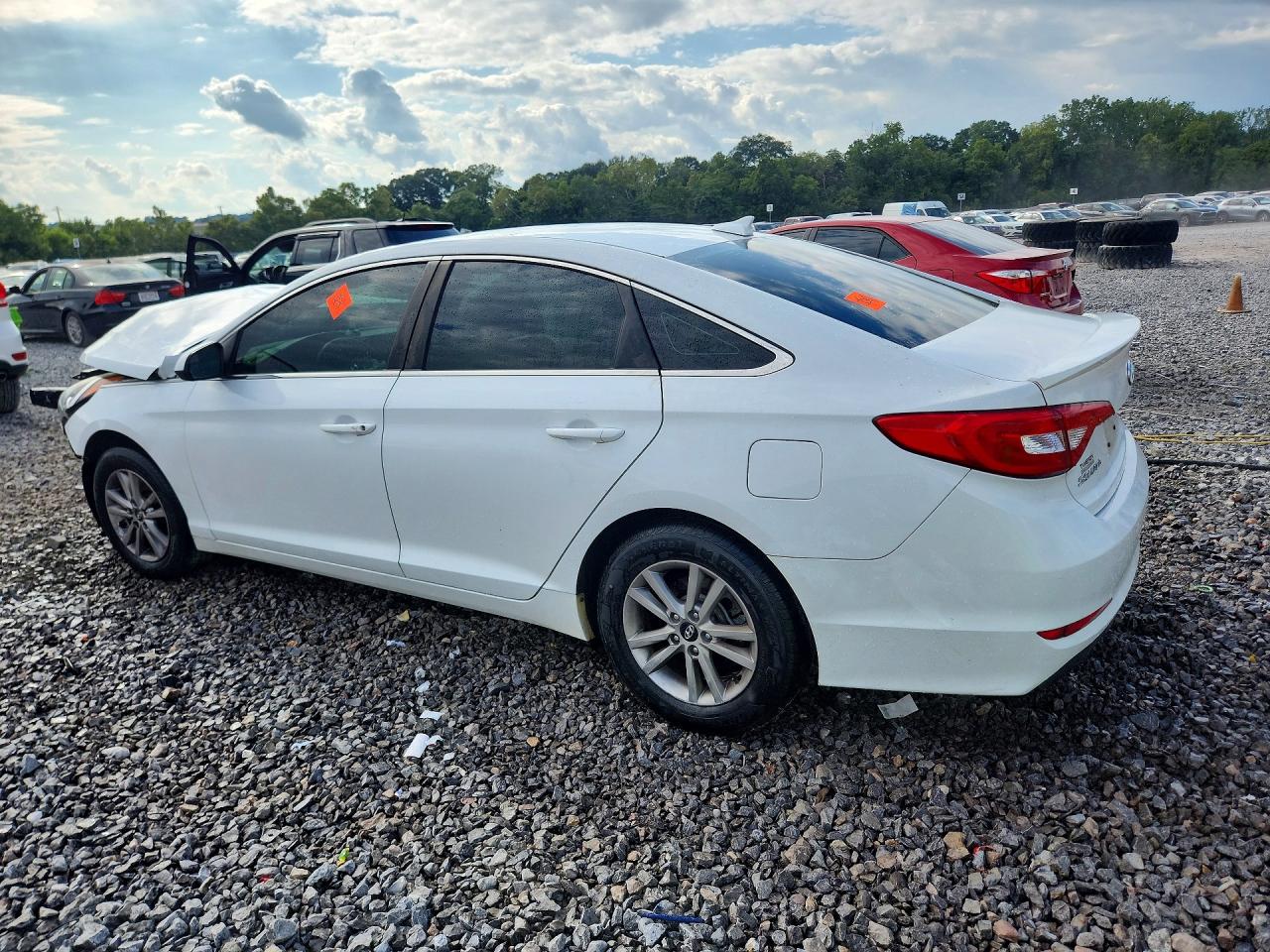 2015 Hyundai Sonata Se White vin: 5NPE24AFXFH131653