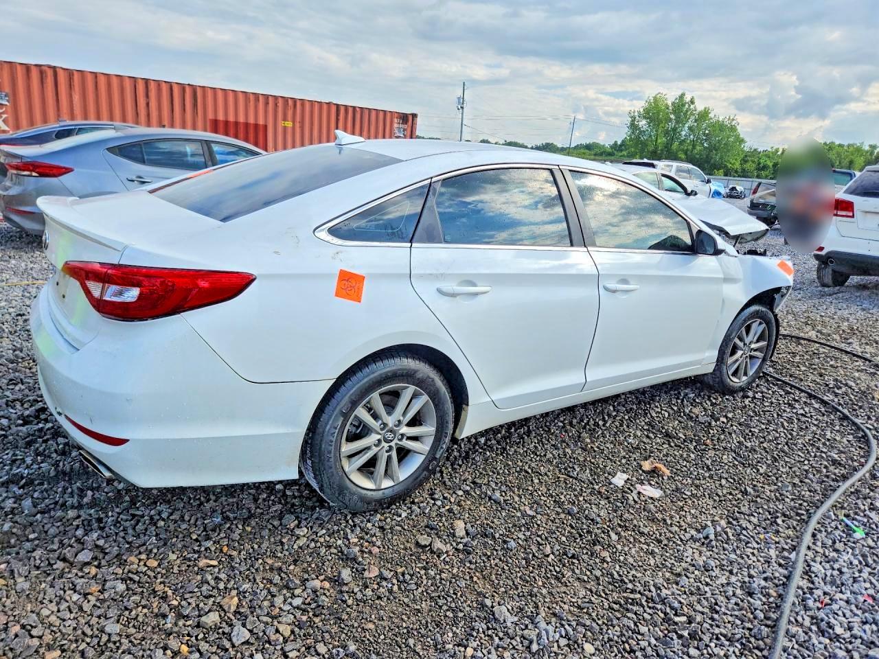 2015 Hyundai Sonata Se White vin: 5NPE24AFXFH131653