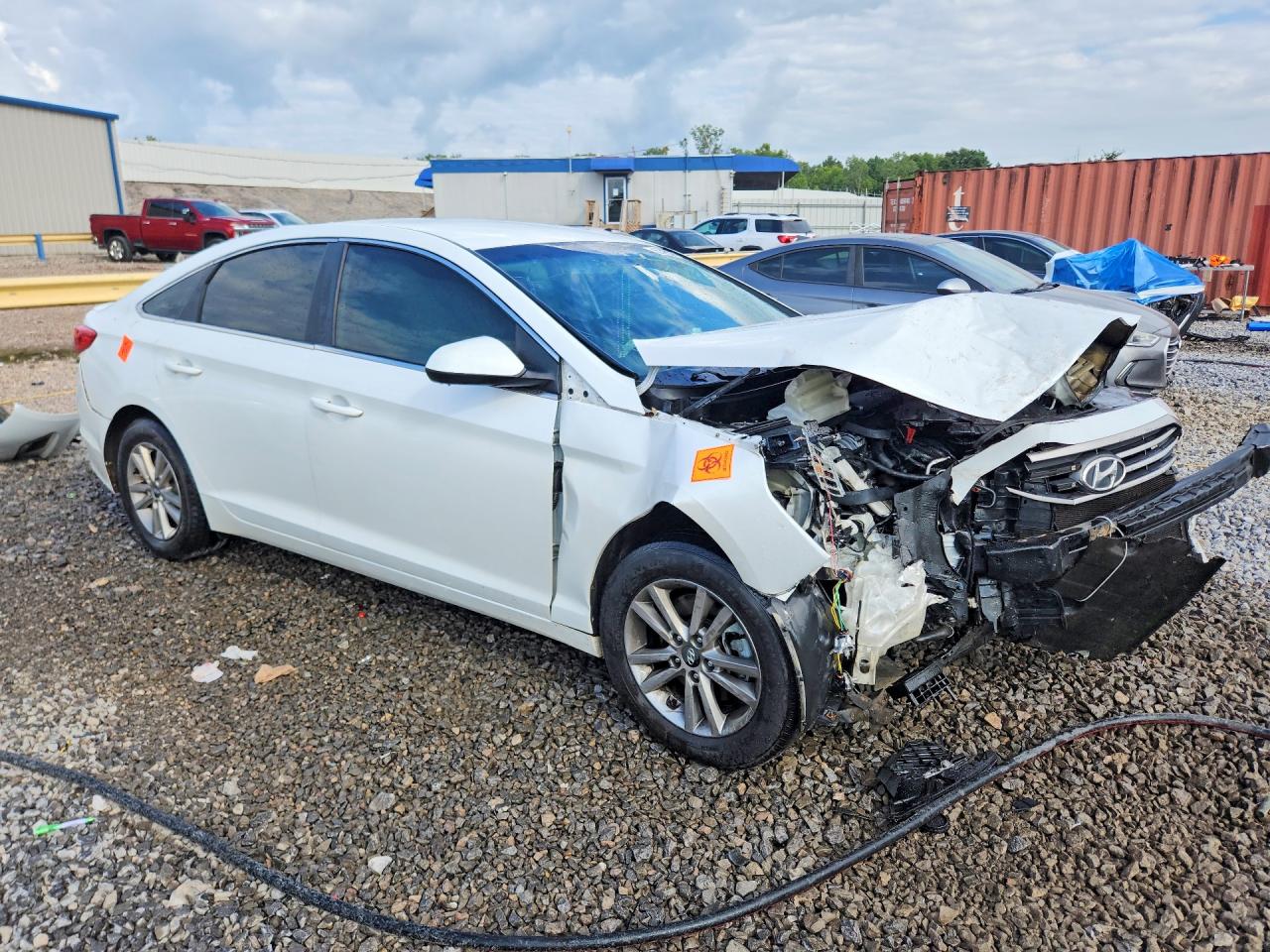 2015 Hyundai Sonata Se White vin: 5NPE24AFXFH131653