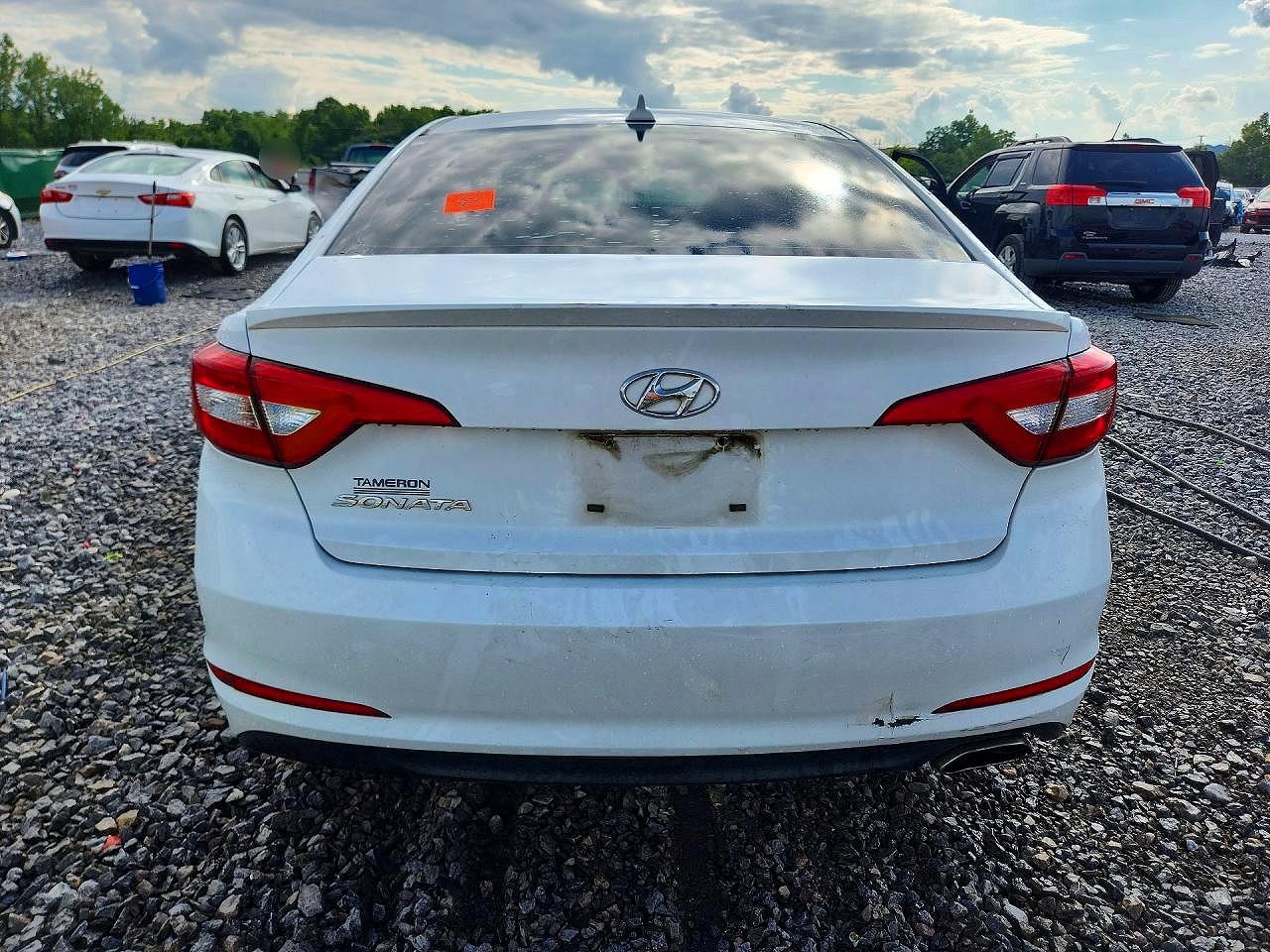 2015 Hyundai Sonata Se White vin: 5NPE24AFXFH131653