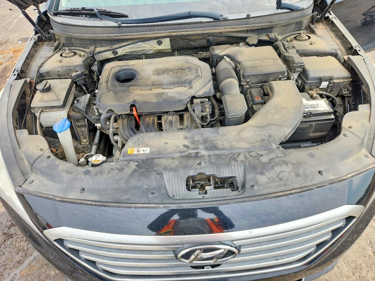 2015 Hyundai Sonata Se Черный vin: 5NPE24AFXFH141664