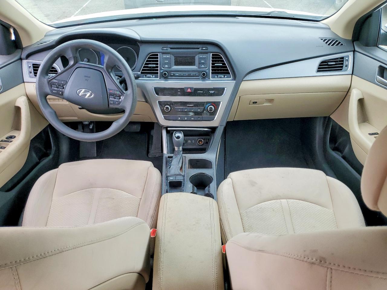 2015 Hyundai Sonata Se White vin: 5NPE24AFXFH145231