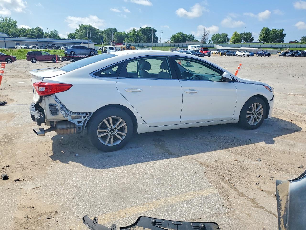 2015 Hyundai Sonata Se White vin: 5NPE24AFXFH146105
