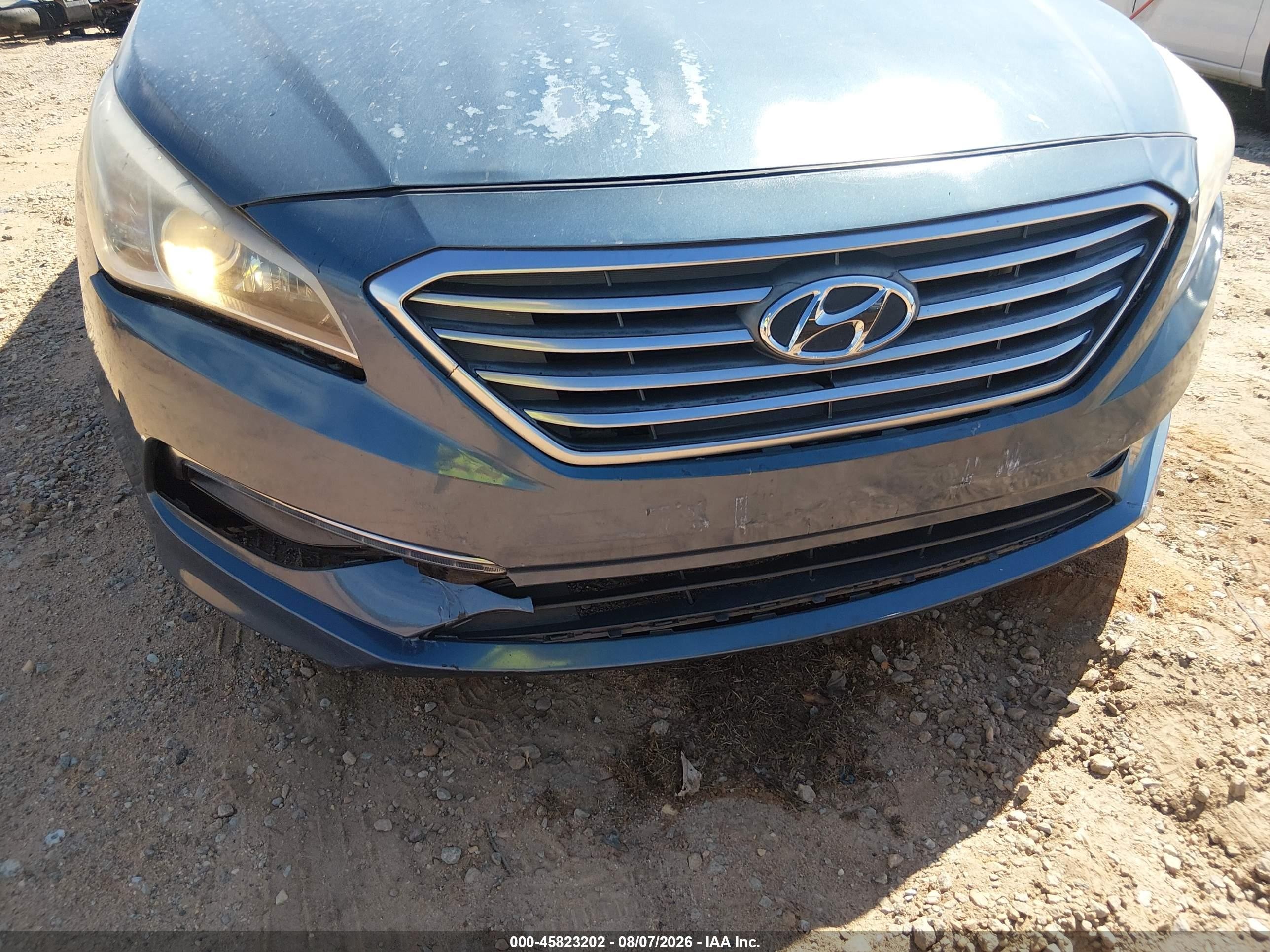 2015 Hyundai Sonata Se Blue vin: 5NPE24AFXFH147156