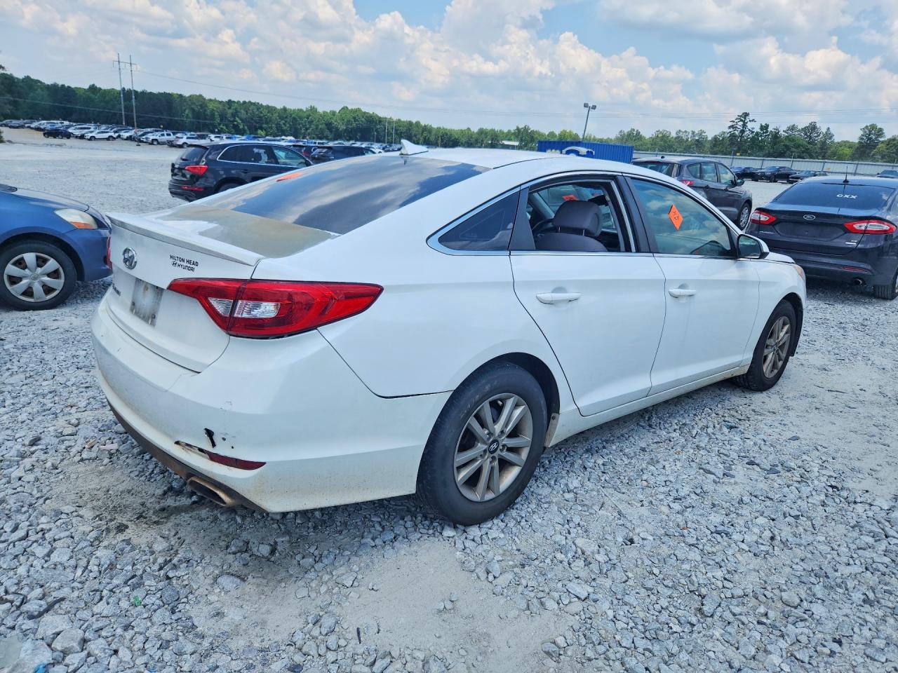 2015 Hyundai Sonata Se White vin: 5NPE24AFXFH147657