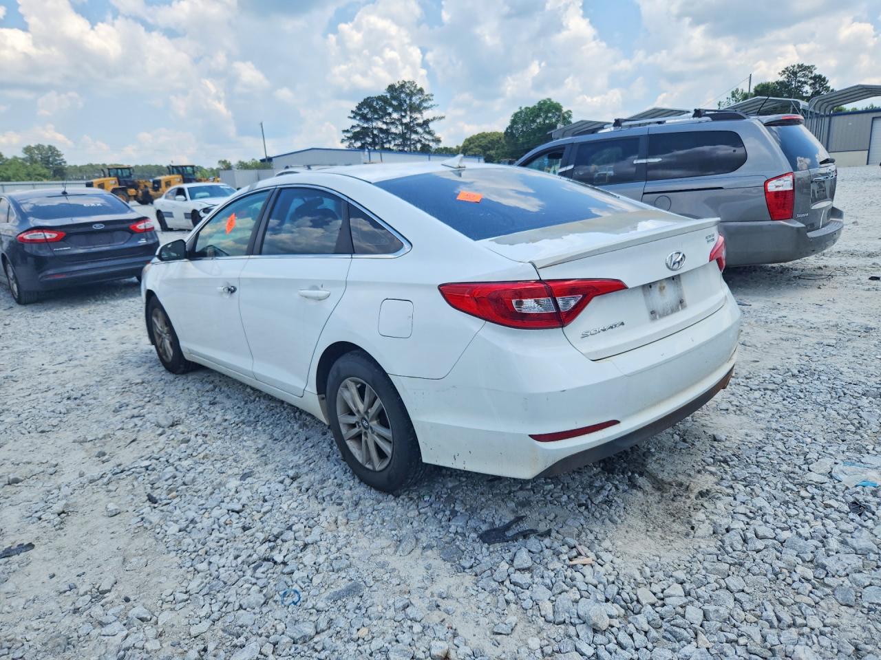 2015 Hyundai Sonata Se White vin: 5NPE24AFXFH147657