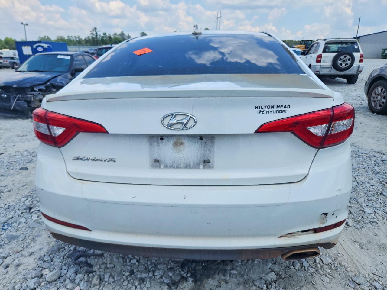 2015 Hyundai Sonata Se White vin: 5NPE24AFXFH147657