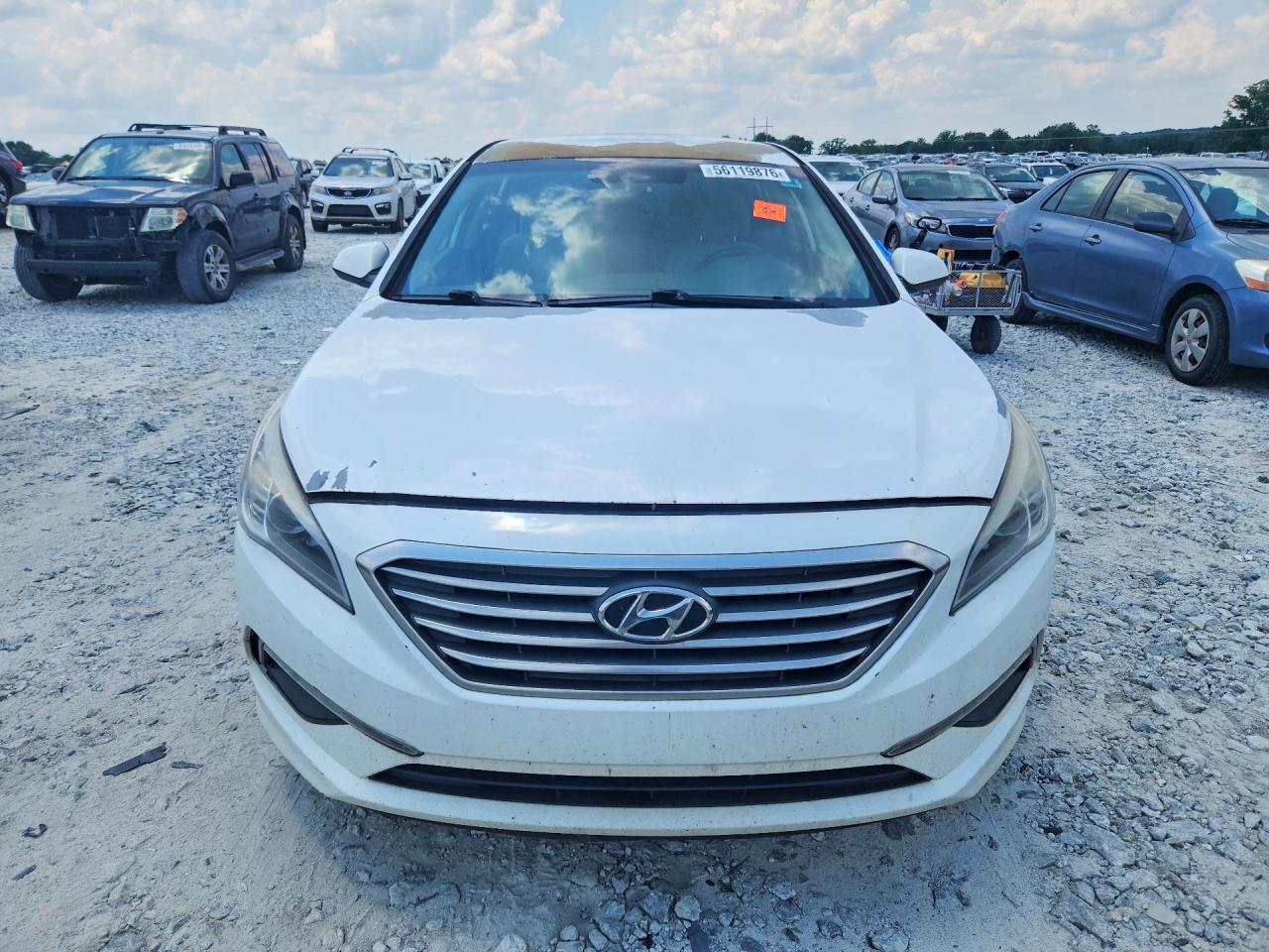 2015 Hyundai Sonata Se White vin: 5NPE24AFXFH147657