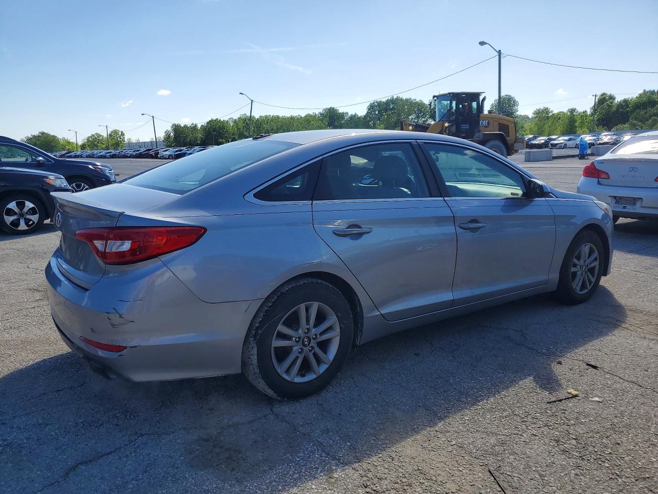 2015 Hyundai Sonata Se Silver vin: 5NPE24AFXFH155483