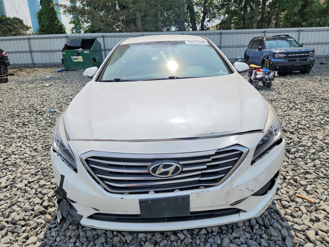 2015 Hyundai Sonata Se White vin: 5NPE24AFXFH156181
